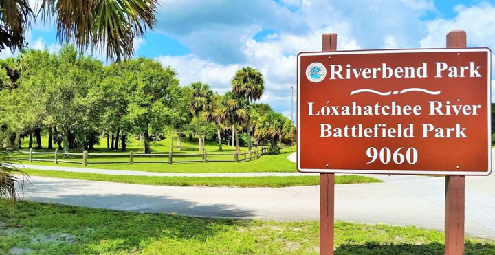 Loxahatchee Battlefield Park sign 
