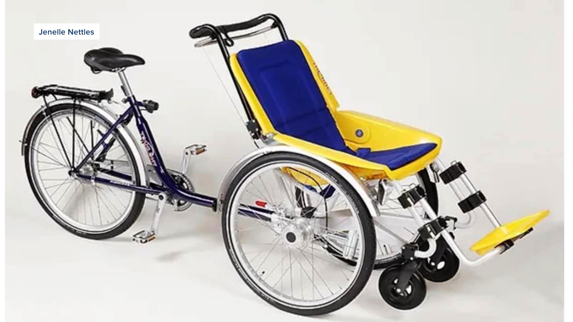 Picture of a wheelchair bike similar to the one stolen from Camp Able.