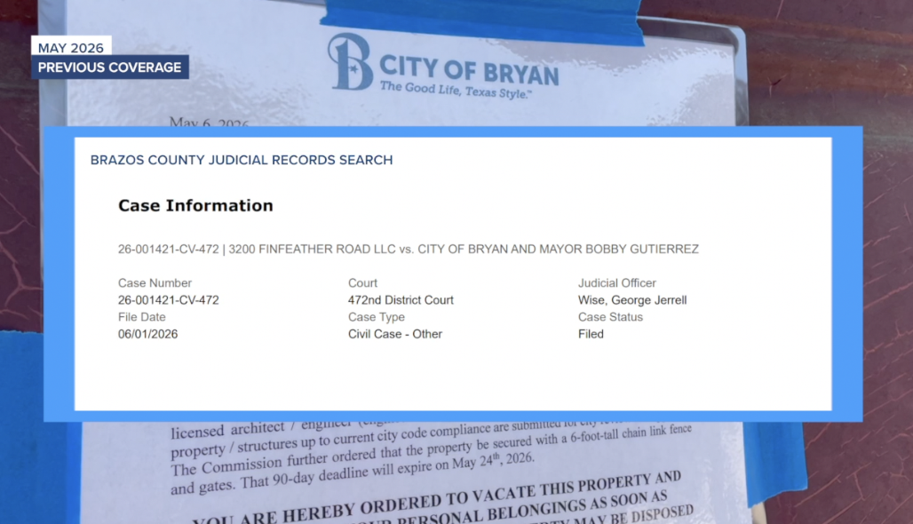 Court order pauses Canyon Village Apartments closure deadline as management seeks resolution with Bryan