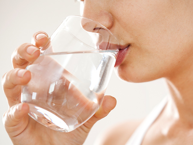 glass of water drink