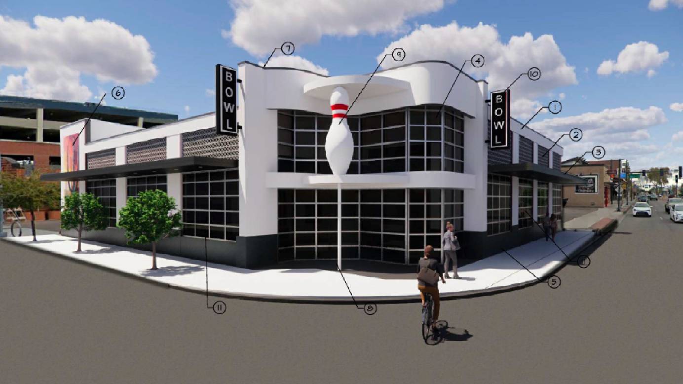 O.H.S.O. Brewery’s duckpin bowling concept in Gilbert, Arizona. 