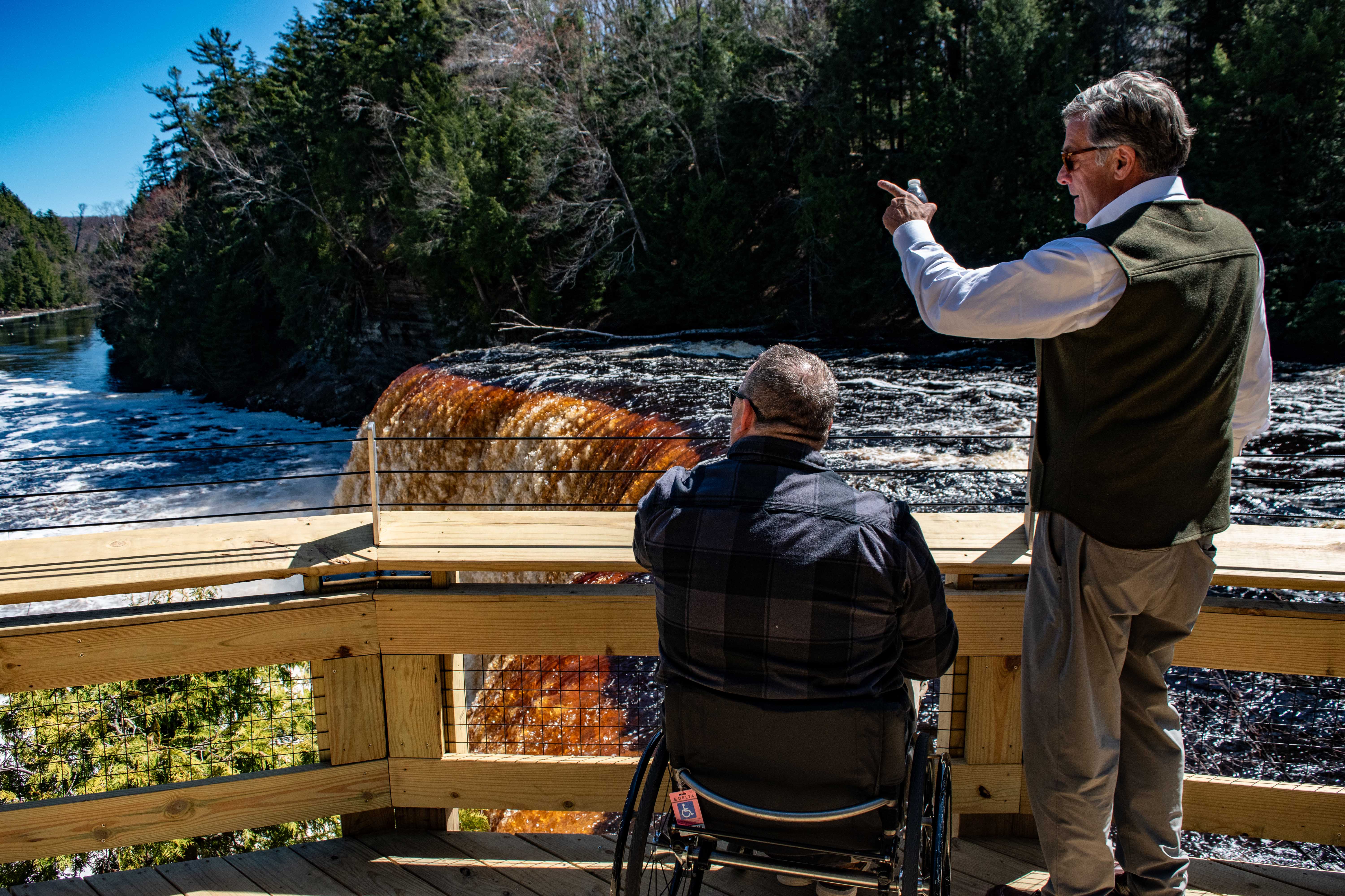 Tahquamenon Falls boardwalk accessible