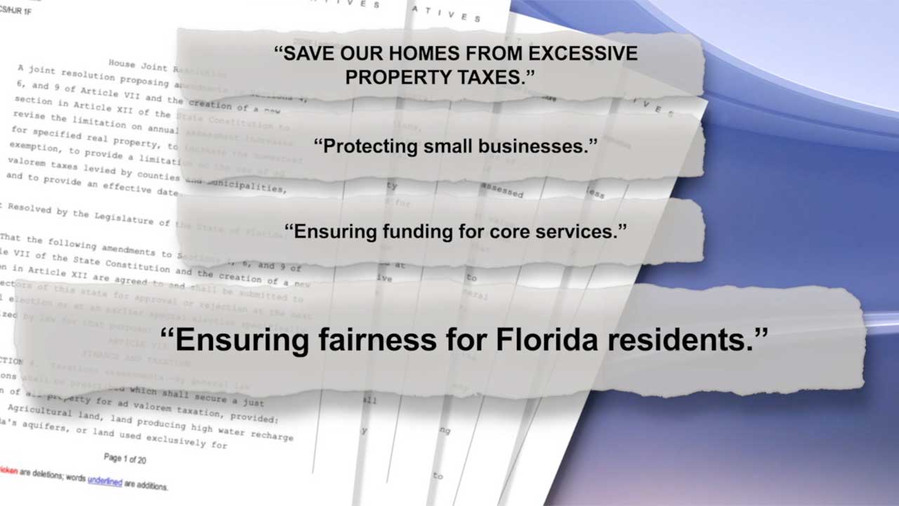 Florida's property tax amendment backed by the state Legislature is now facing a growing legal fight, with three lawsuits challenging whether the ballot language gives voters a fair explanation — or a political sales pitch.