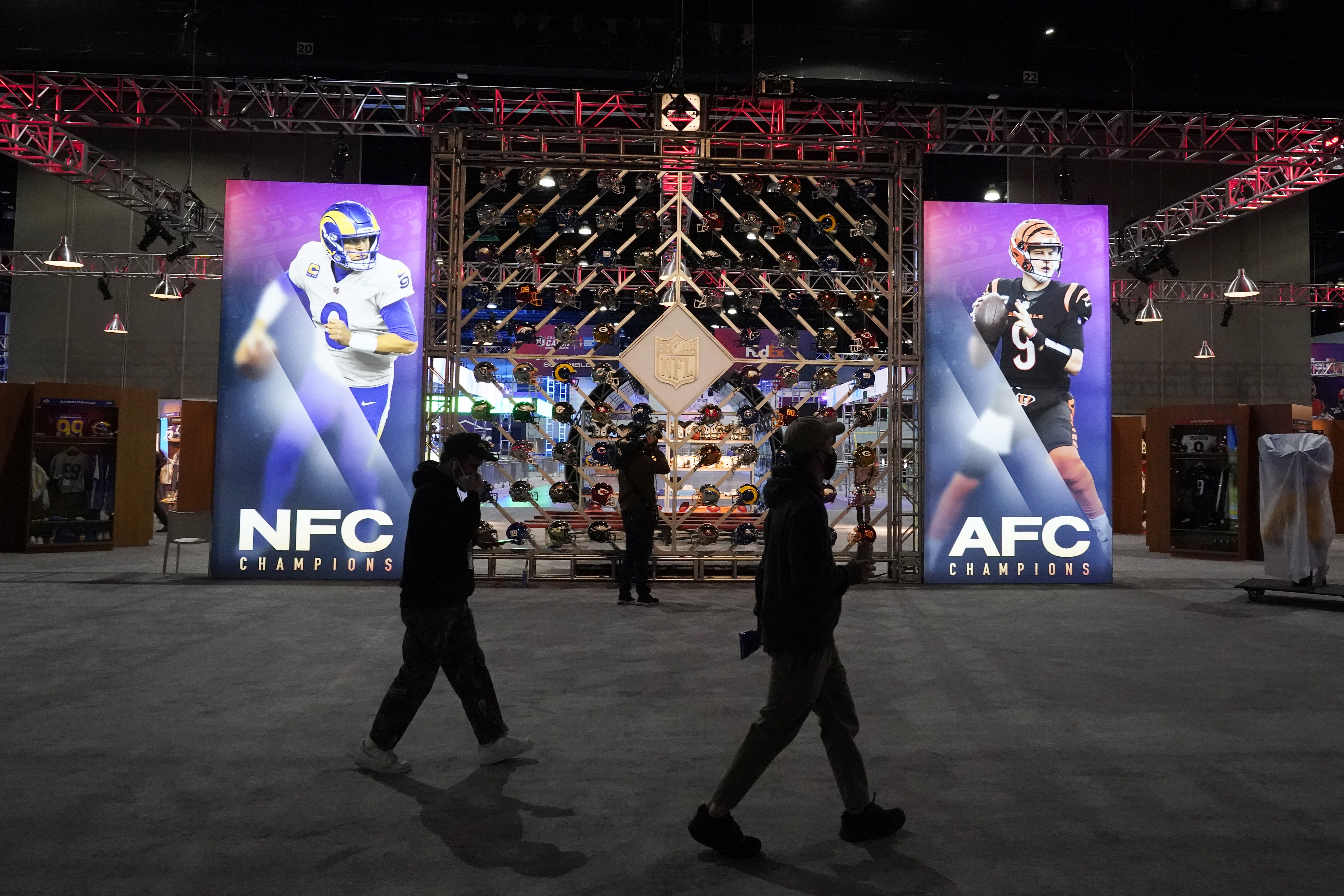 Stafford Burrow signs Super Bowl Football