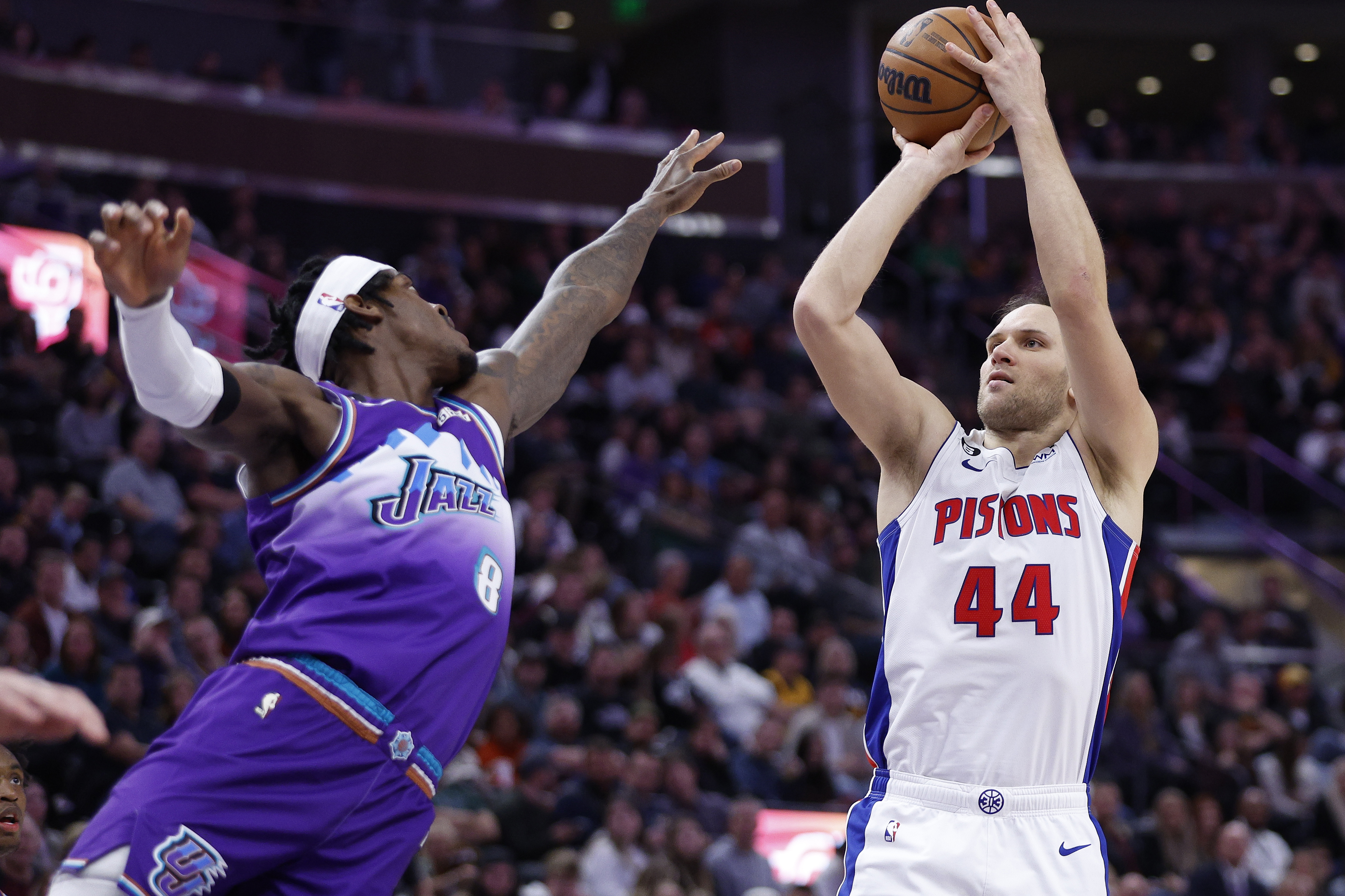 Pistons Jazz Basketball