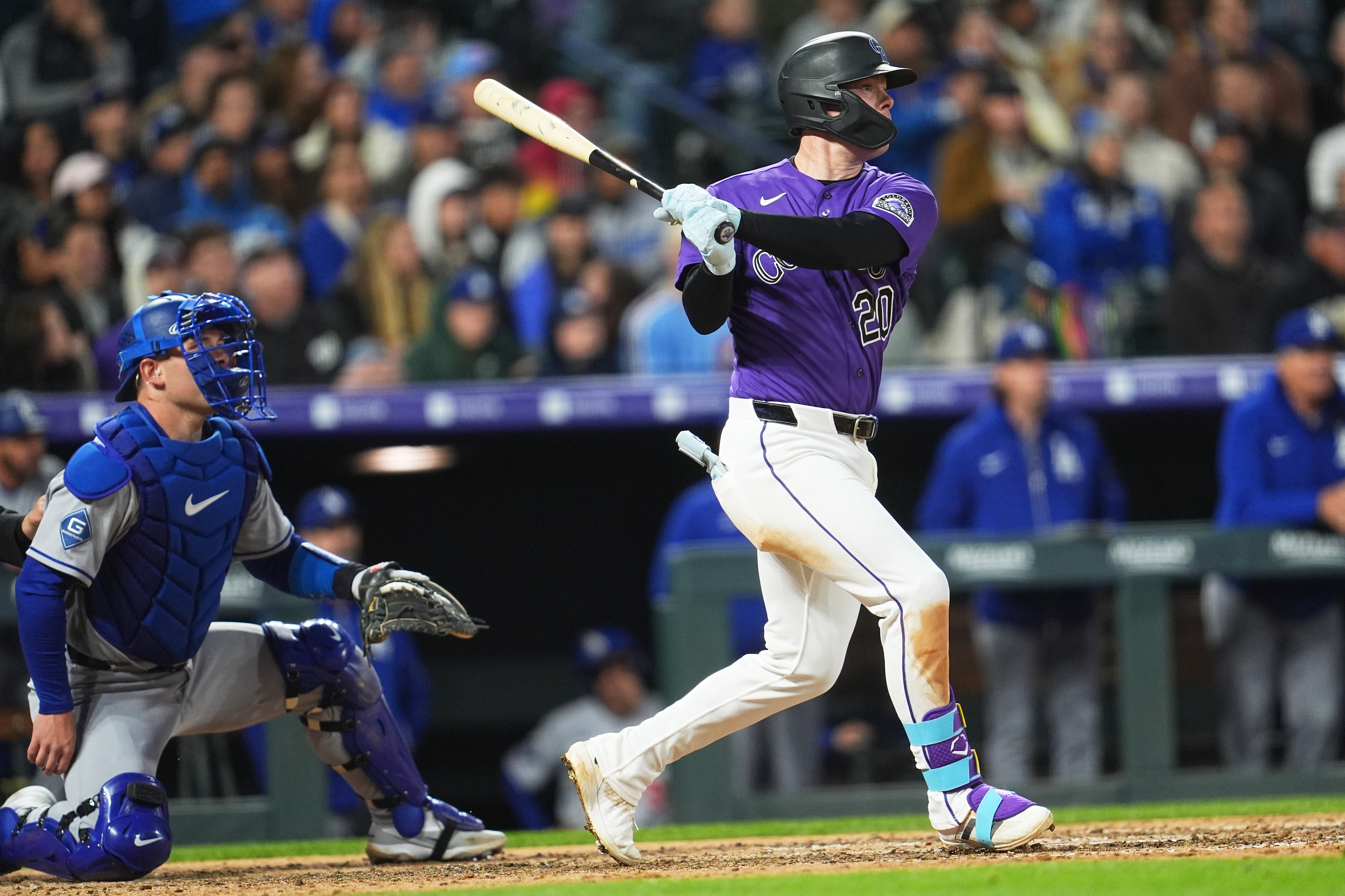 Dodgers Rockies Baseball