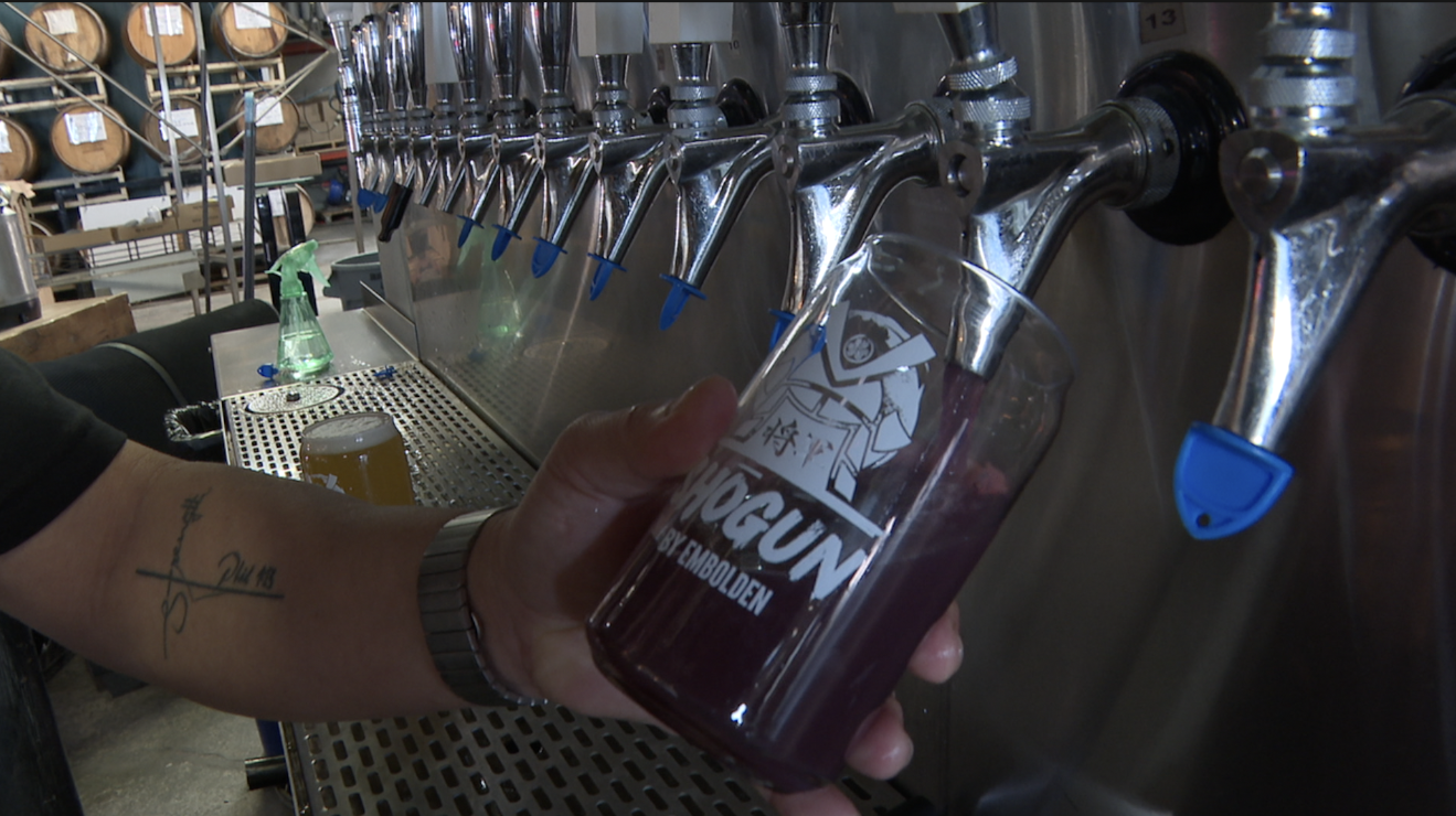 A purple ube-flavored hazy IPA is a new Asian and American twist. 