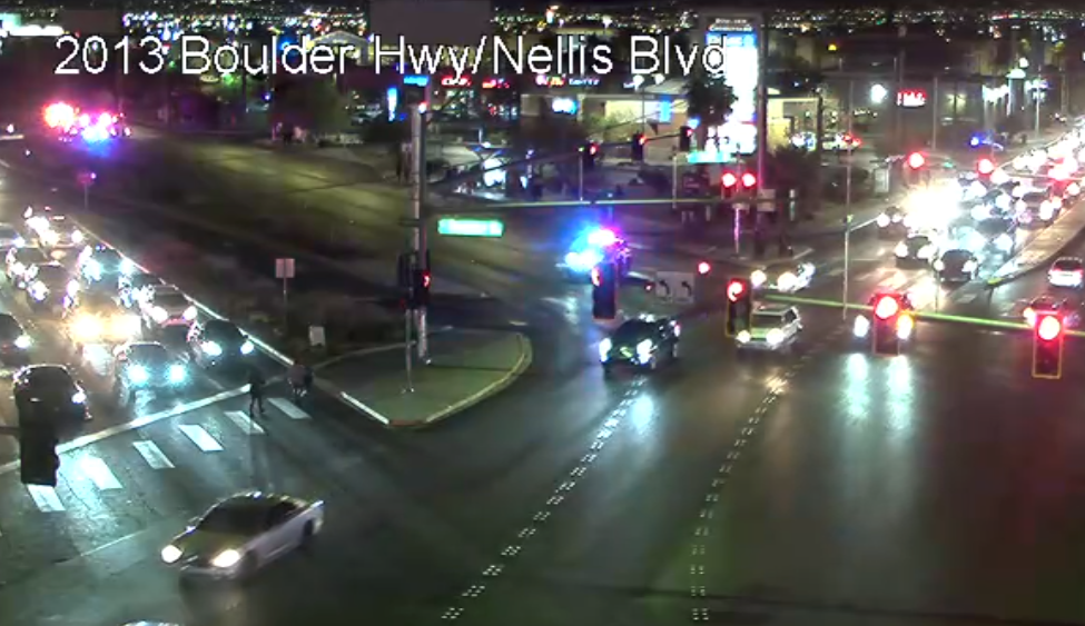 Crash blocks all southbound lanes on Boulder Highway at Nellis Avenue, RTC says