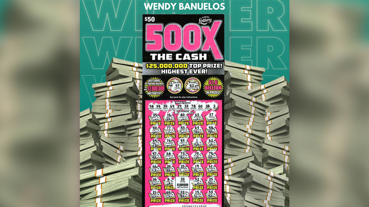 Florida Lottery, $1 million winner, Wendy Banuelos