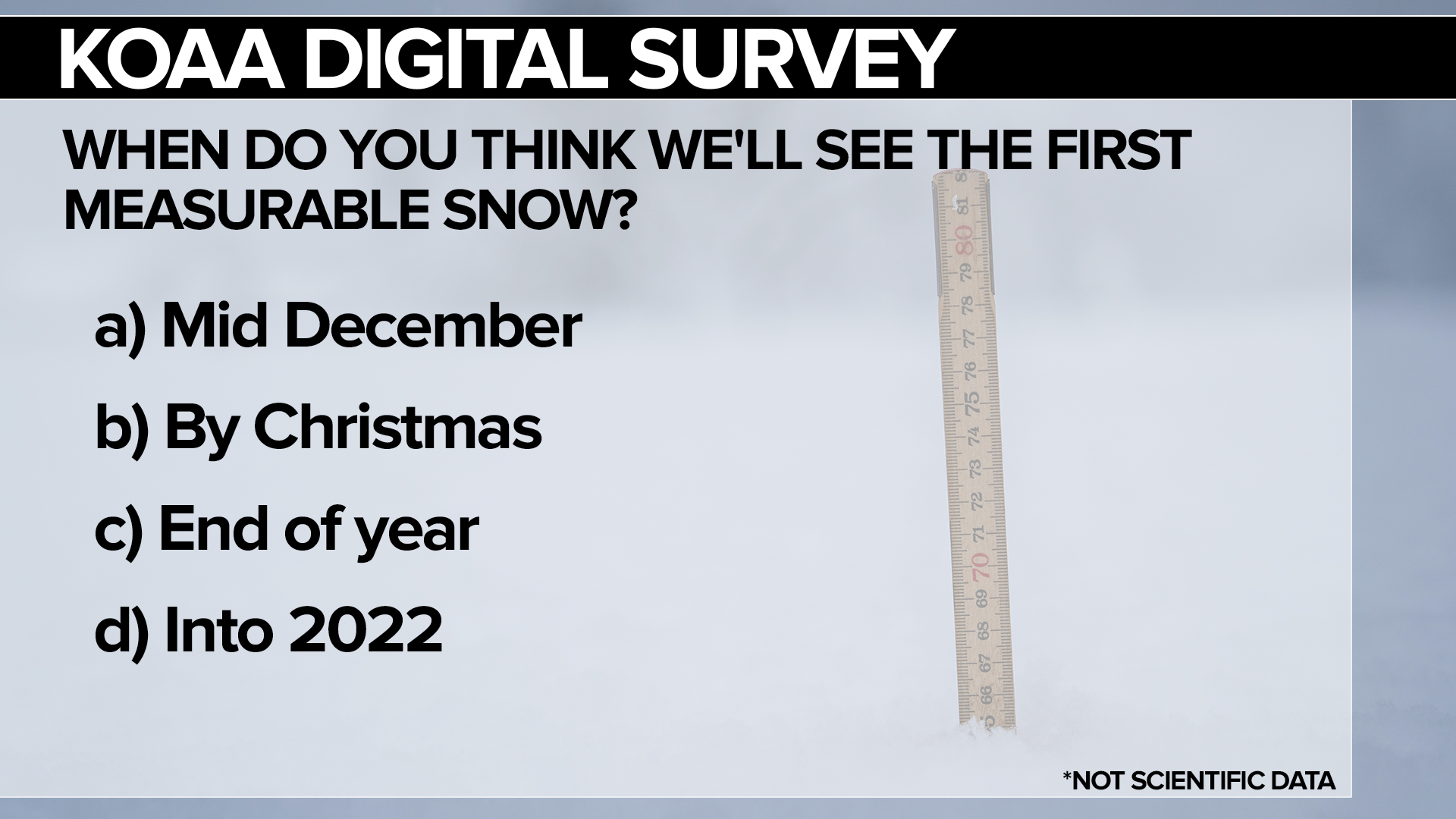 Snowfall survey