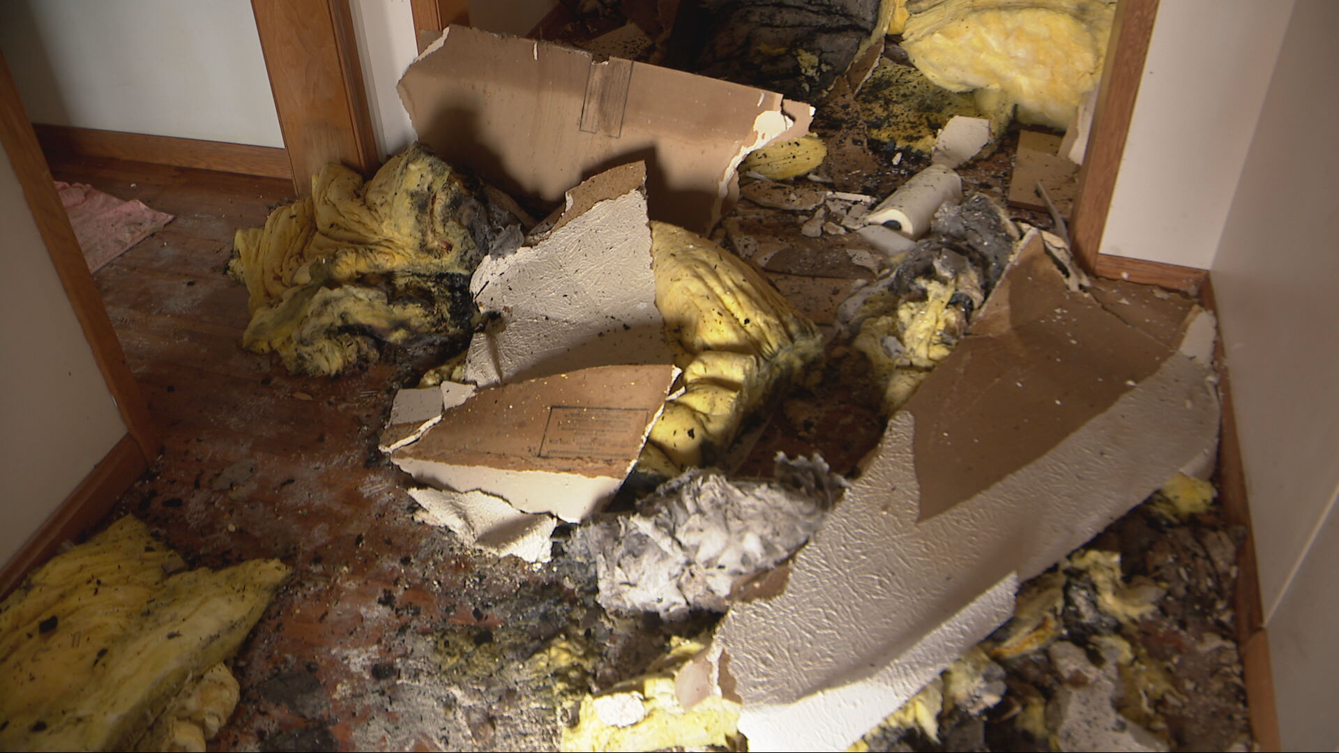 Buddhist temple fire