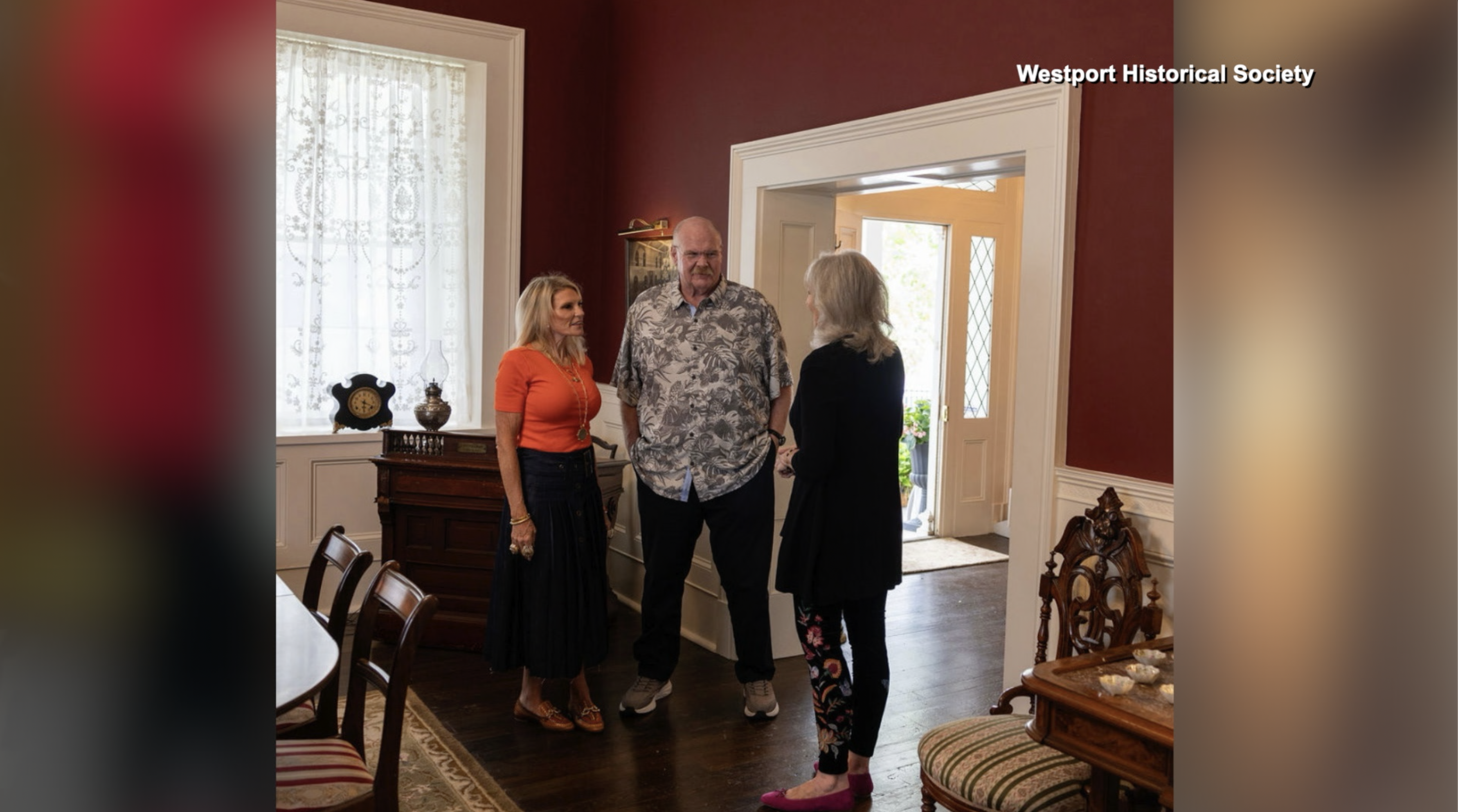 Tammy and Andy Reid at Harris-Kearney House