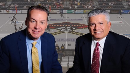 KGUN 9 anchor Pat Parris and Jay Gonzales will make up the Tucson Sugar Skulls broadcast team in the 2022 season.