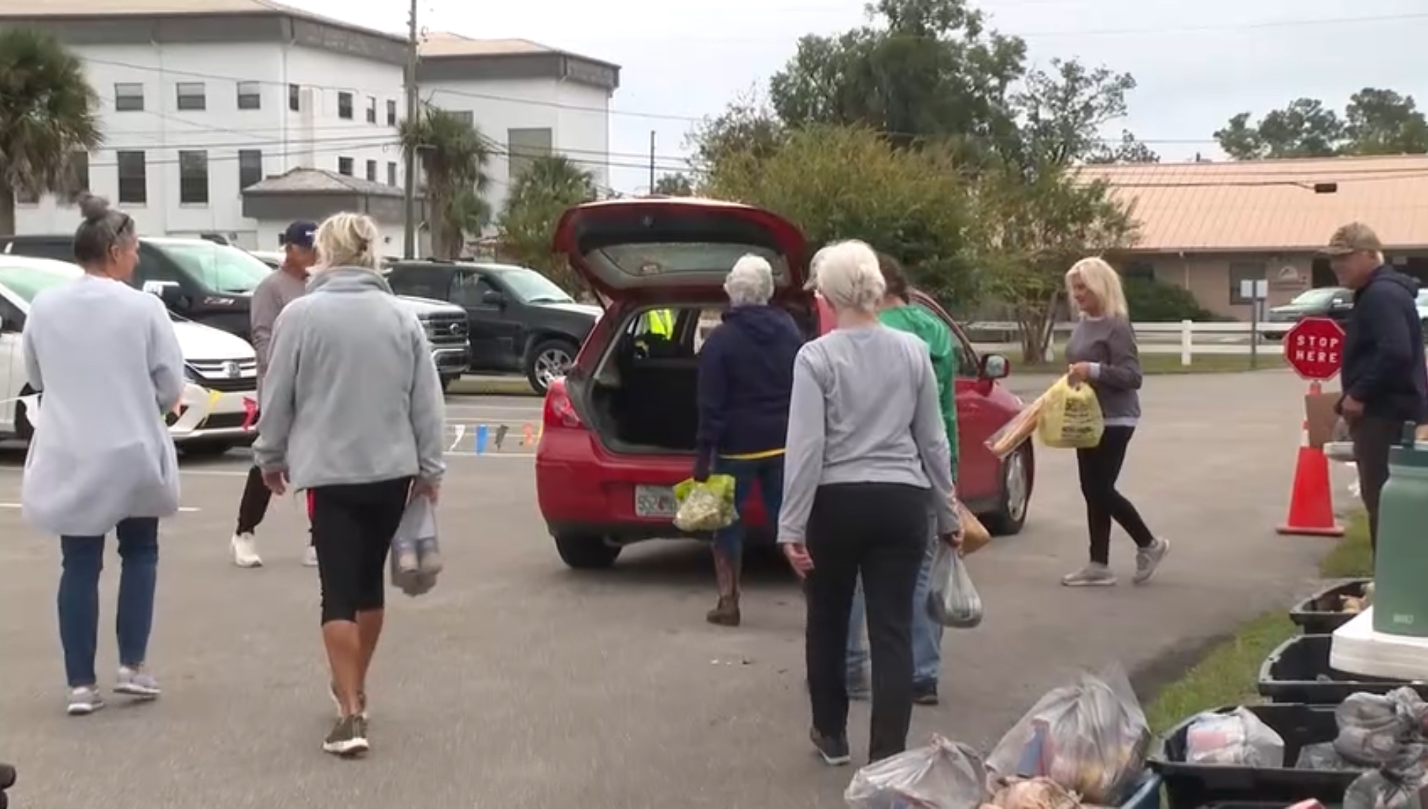 Crawfordville UMC bi-monthly food pantry