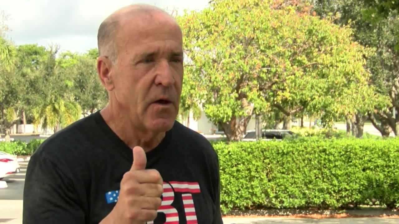 Frank Biden, brother of Joe Biden, speaks to WPTV at holiday event in Boca Raton, Nov. 21, 2020