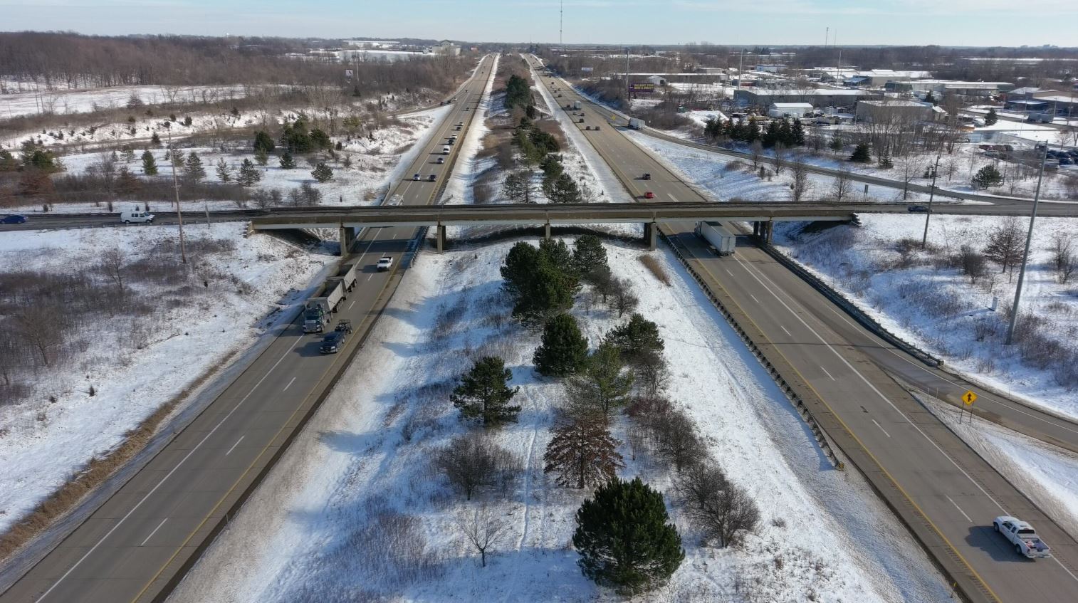 Fruit Ridge bridge and I-96