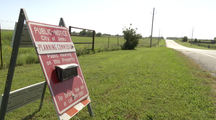 Jenks Land Sign
