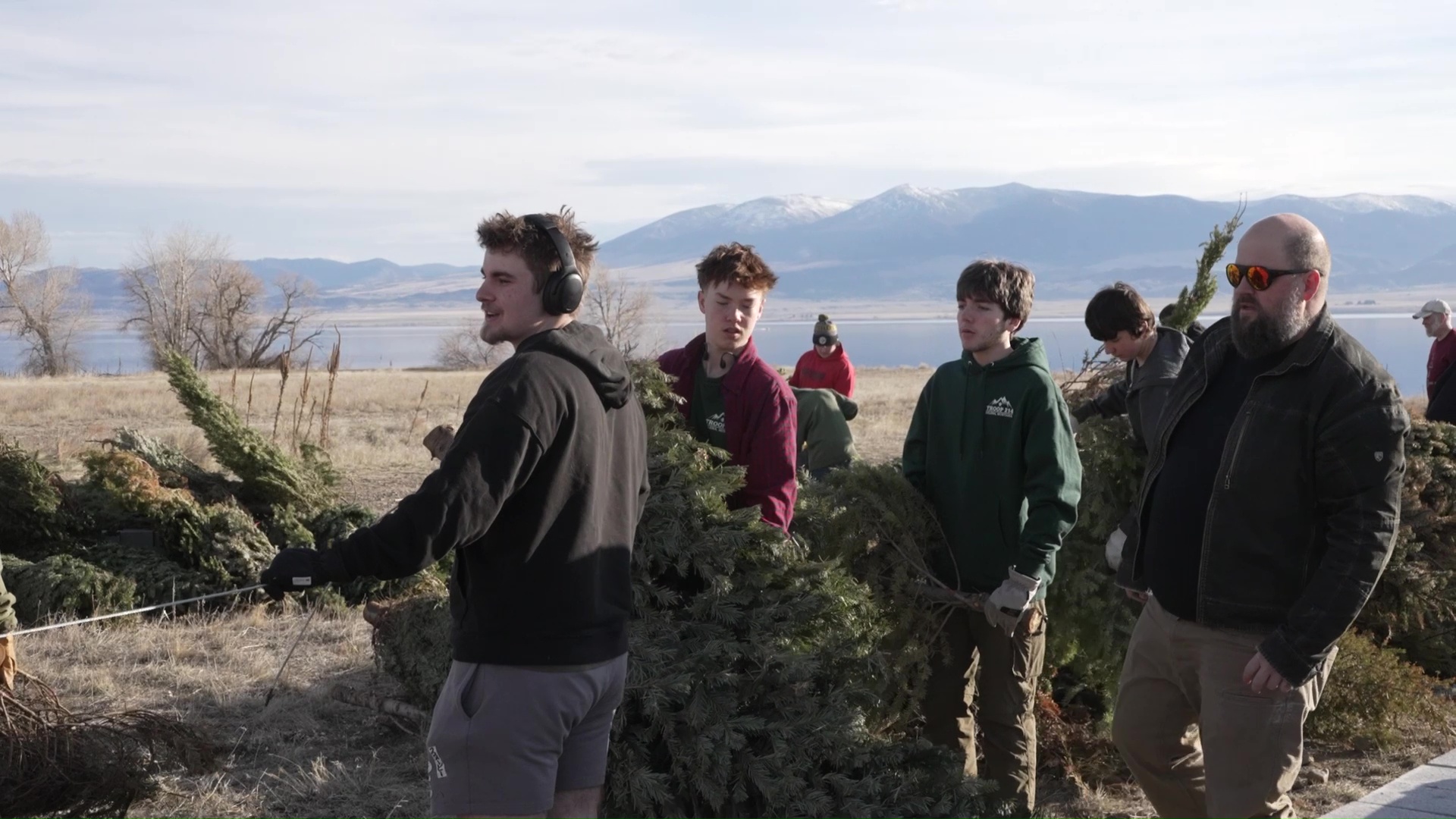 Scouts help FWP create habitat for perch