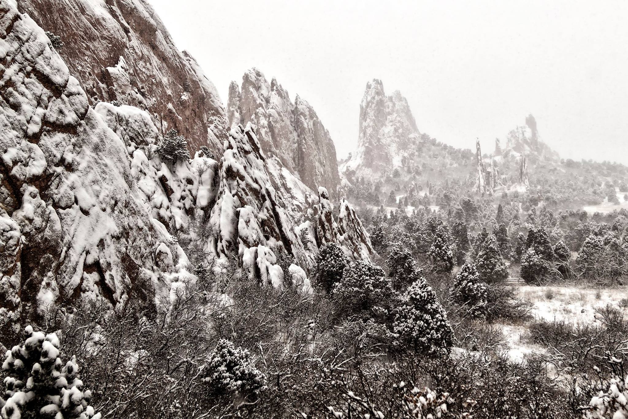 Garden of the Gods Snow