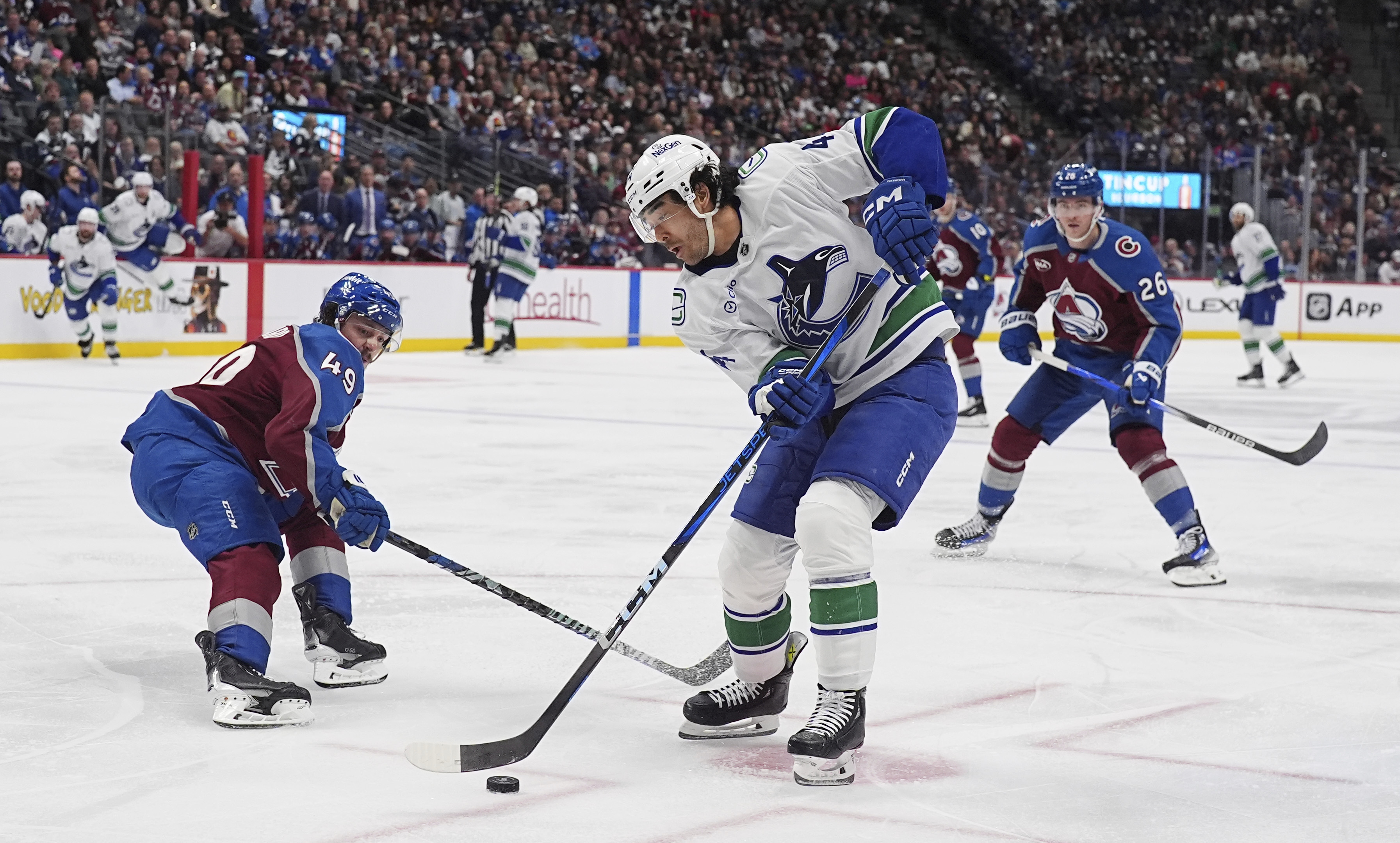 Canucks Avalanche Hockey