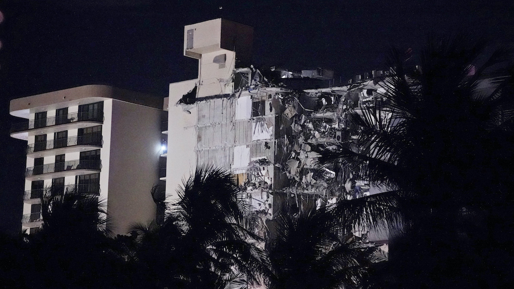 Building Collapse Miami photo