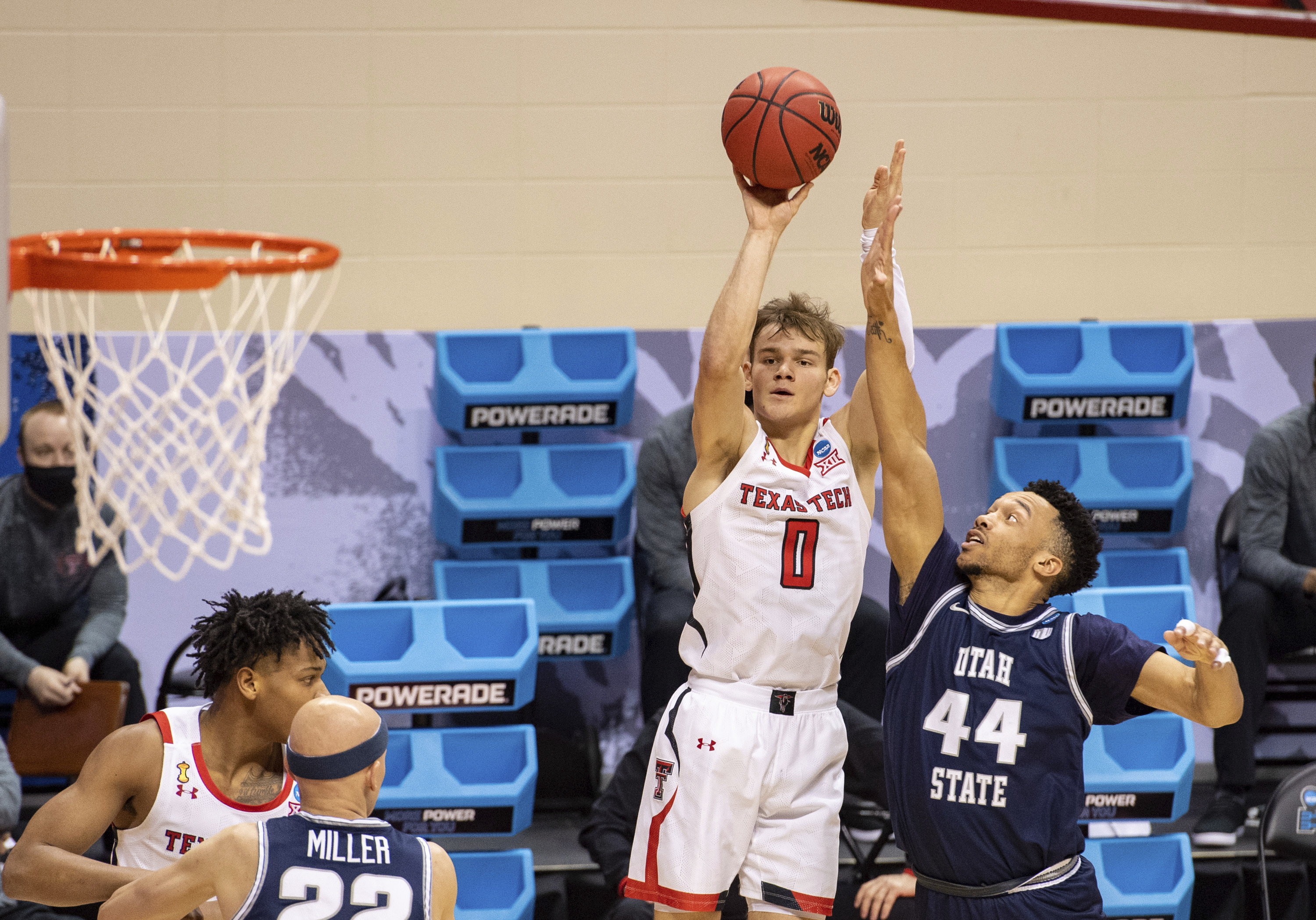NCAA Texas Tech Utah St Basketball