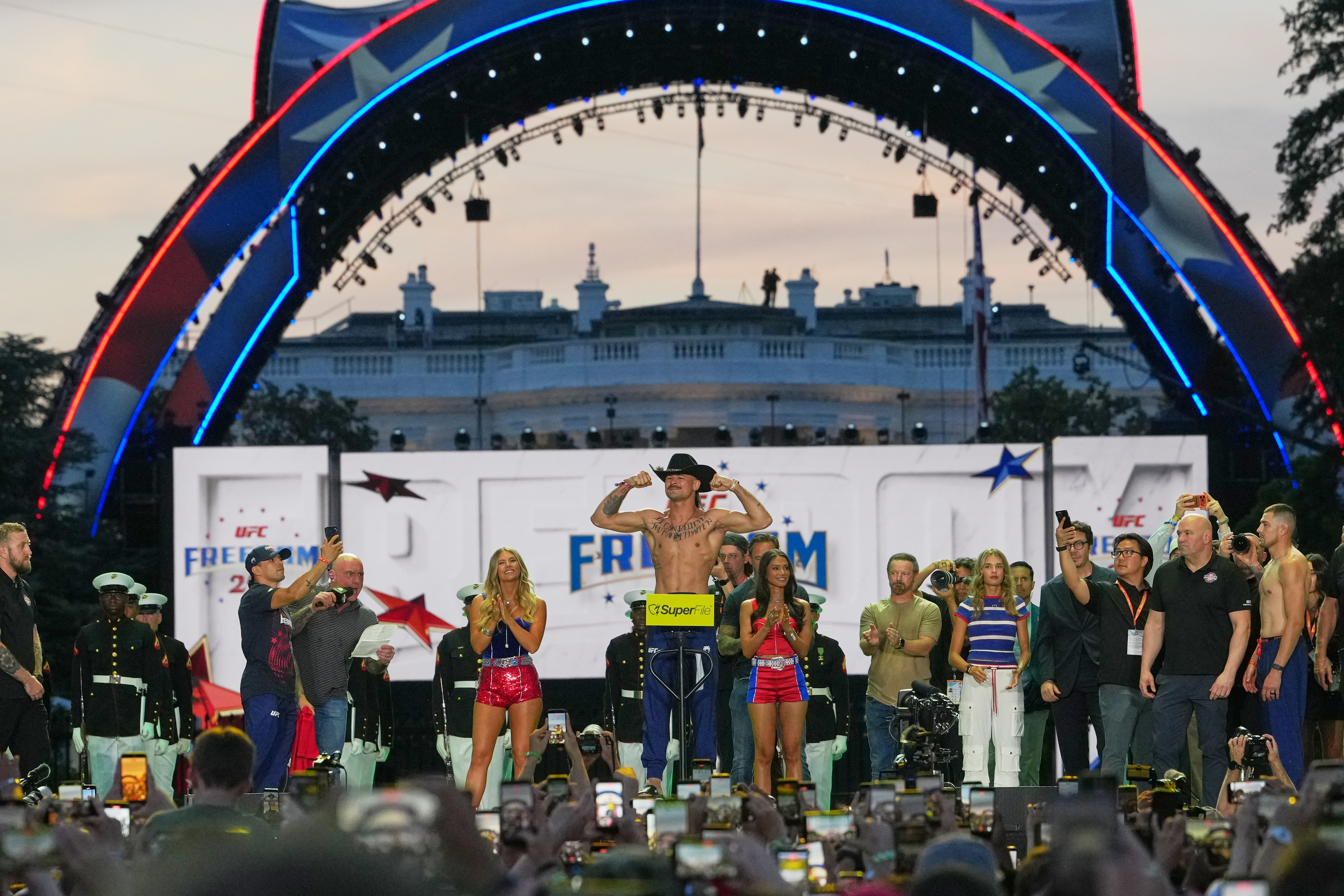 APTOPIX UFC Freedom 250 Trump