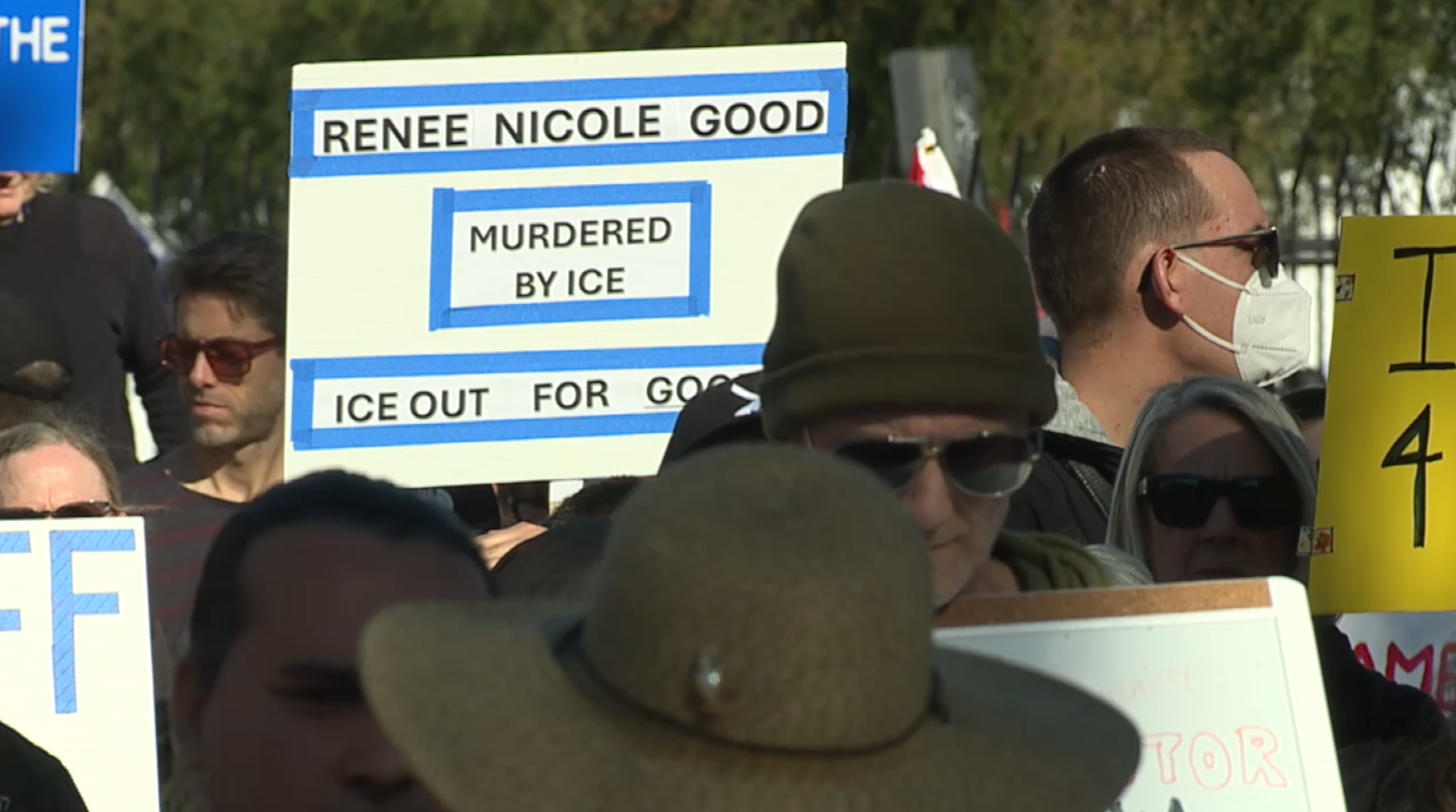 Hundreds protest in Las Vegas after Minneapolis mother killed by ICE officer