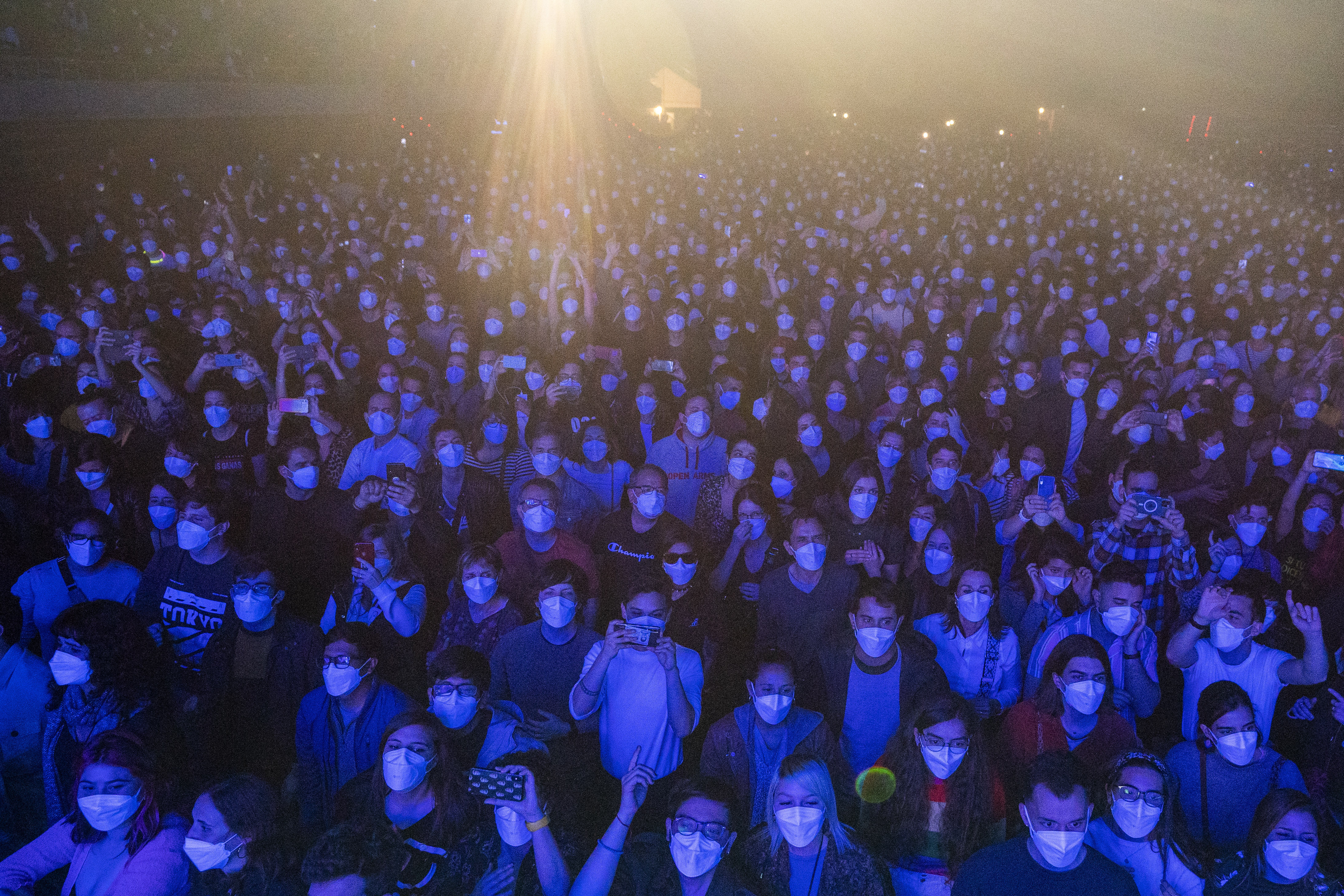 Virus Outbreak Spain Concert