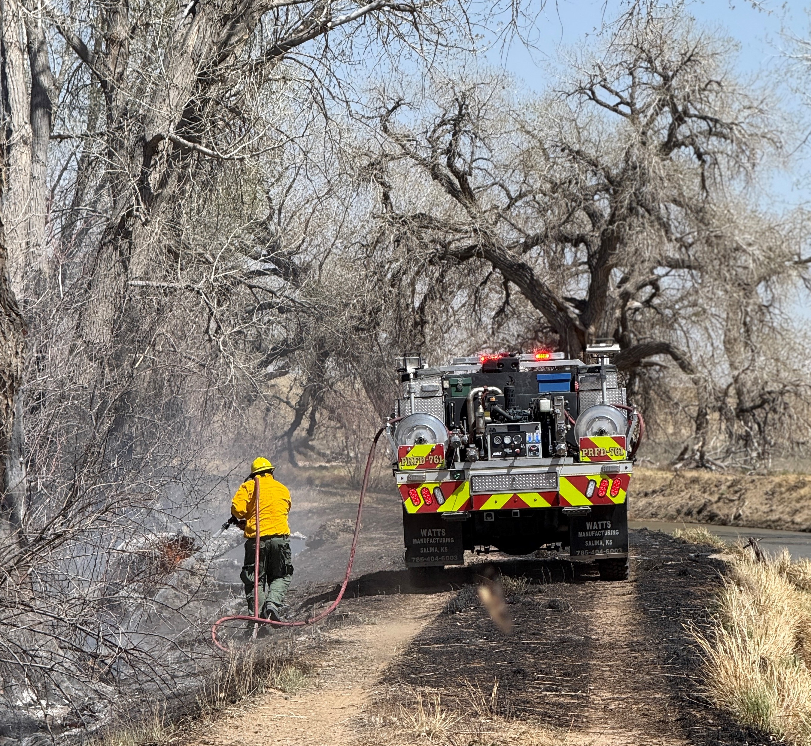 Pueblo County Crews Responding to Fire Southwest of Fowler
