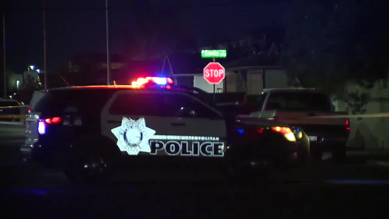 Police investigating after man found dead in the road on Geist Avenue in Sunrise Manor area