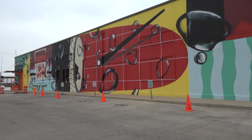 Dr. Pepper Museum mural