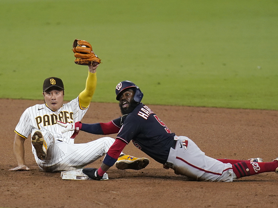 APTOPIX Nationals Padres Baseball