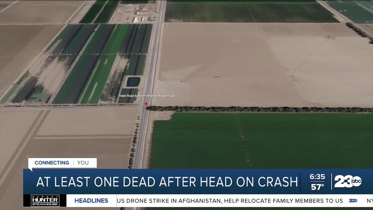 Wheeler Ridge Road and Teale Road crash