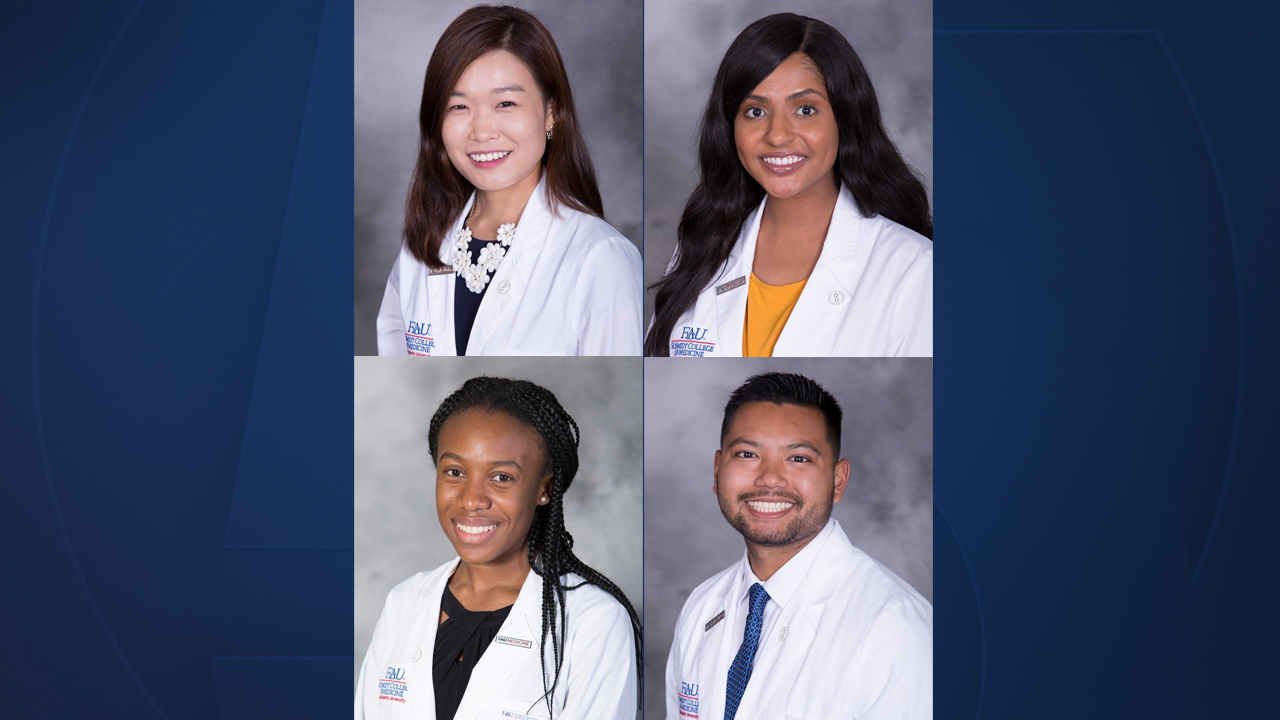 Several medical students from Florida Atlantic University are about to take their next important step to advance their career.