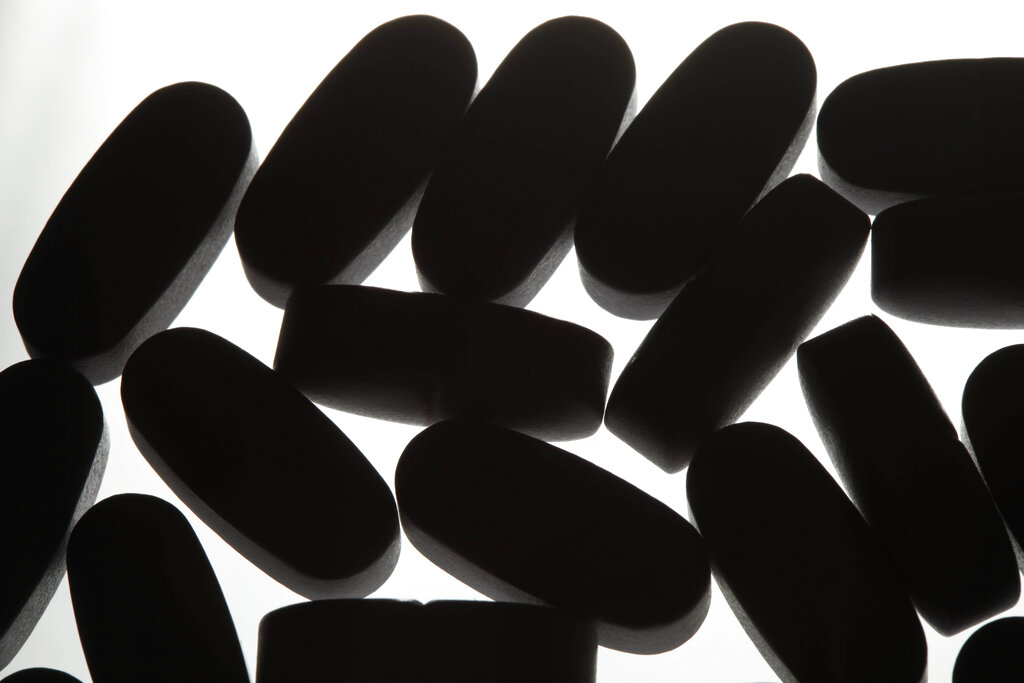 Multivitamins are photographed in Philadelphia on Thursday, Oct. 13, 2011. 