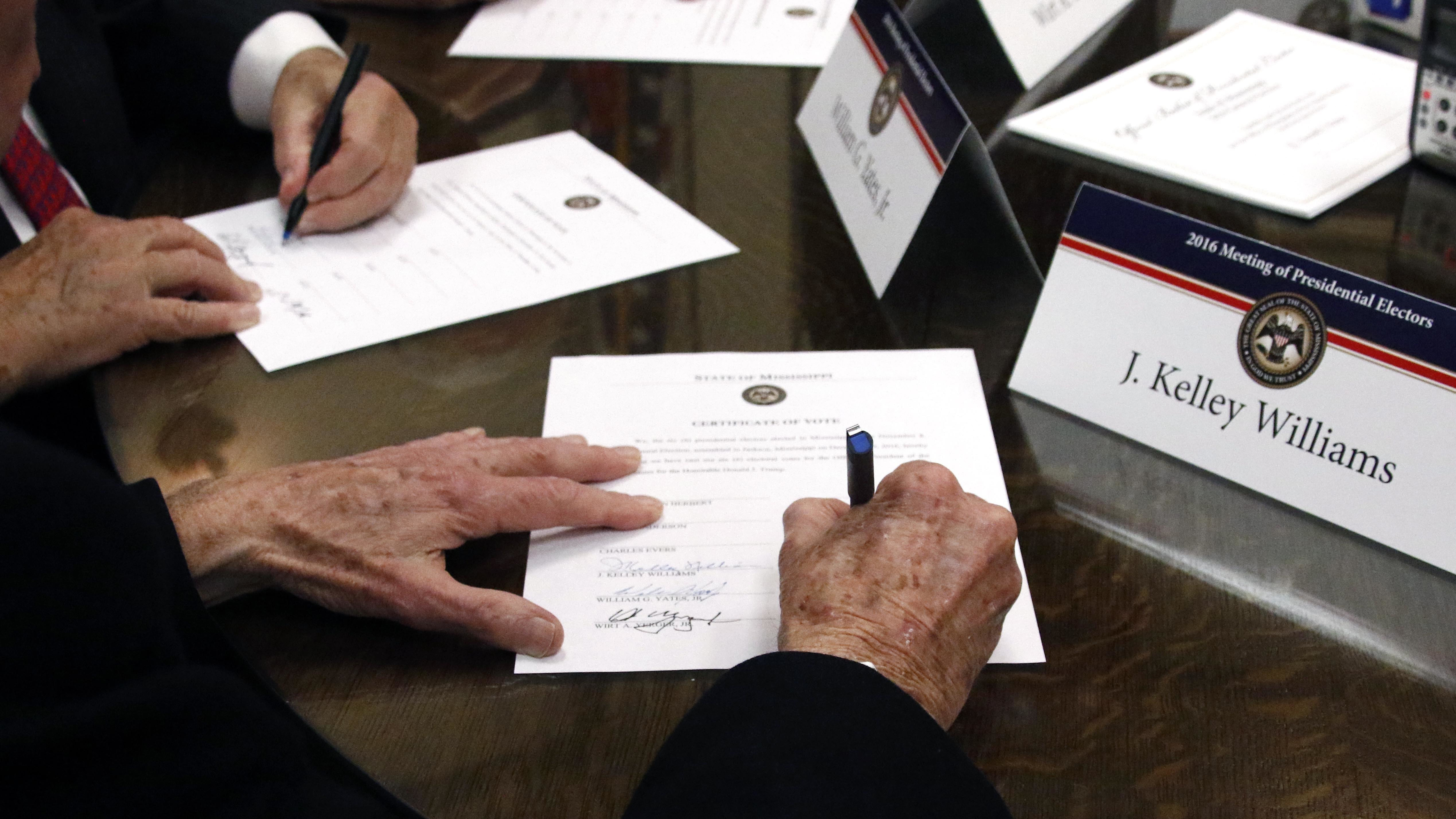 Electoral College Meets