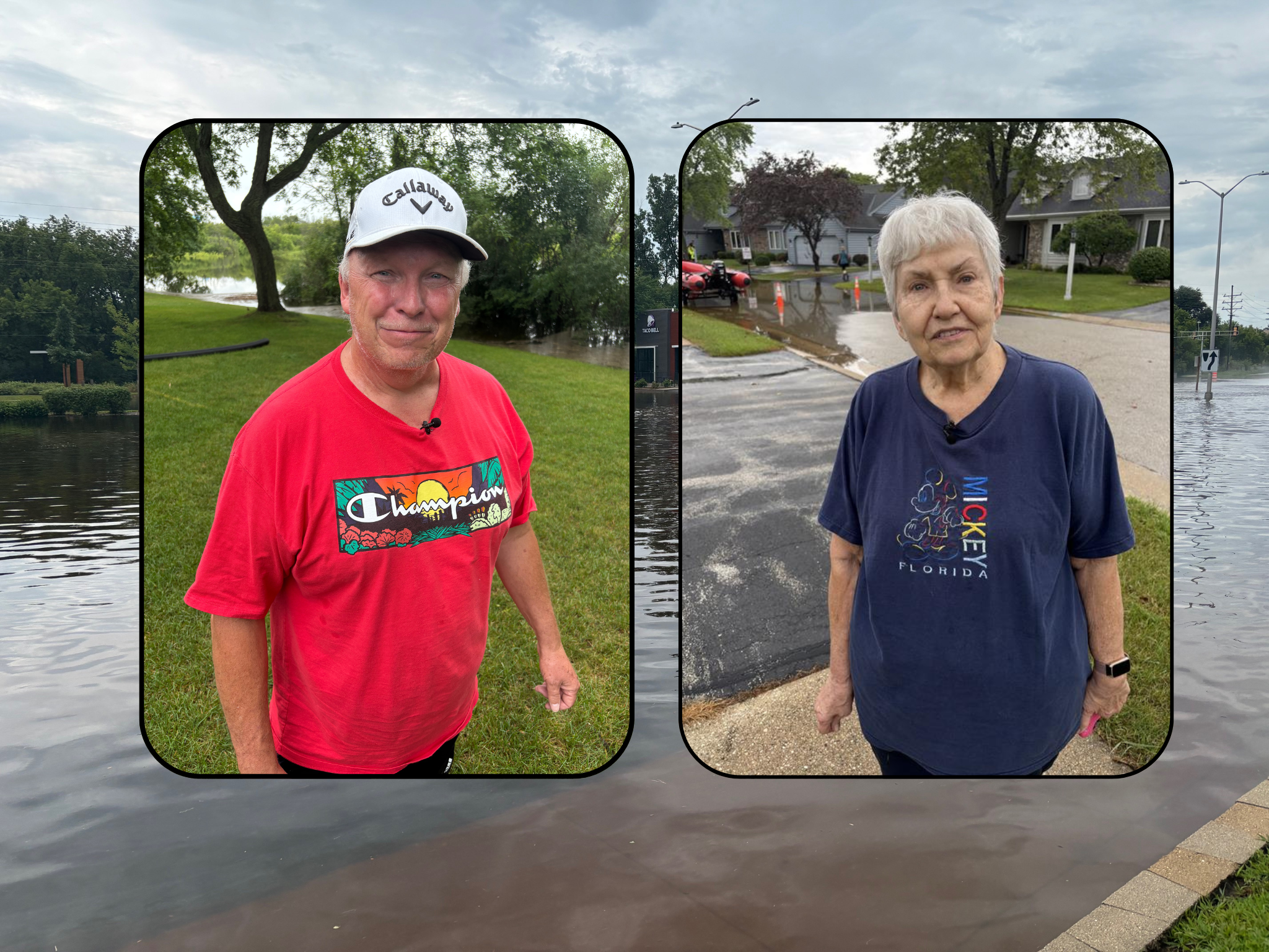 Water levels rise and crest while Germantown community deals with second round of flooding