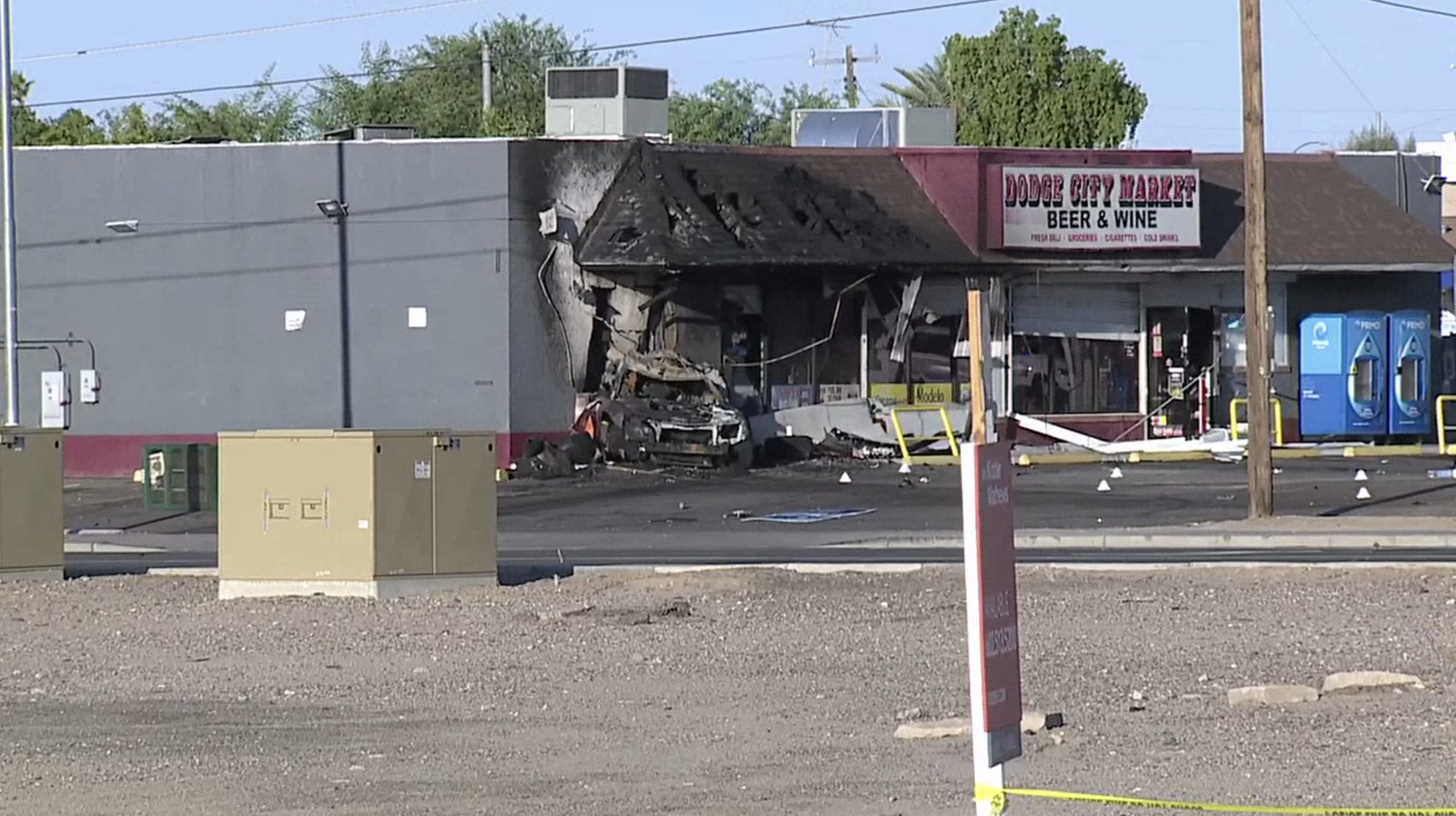 Dysart Road / Buckeye Road crash and fire 6-28-25