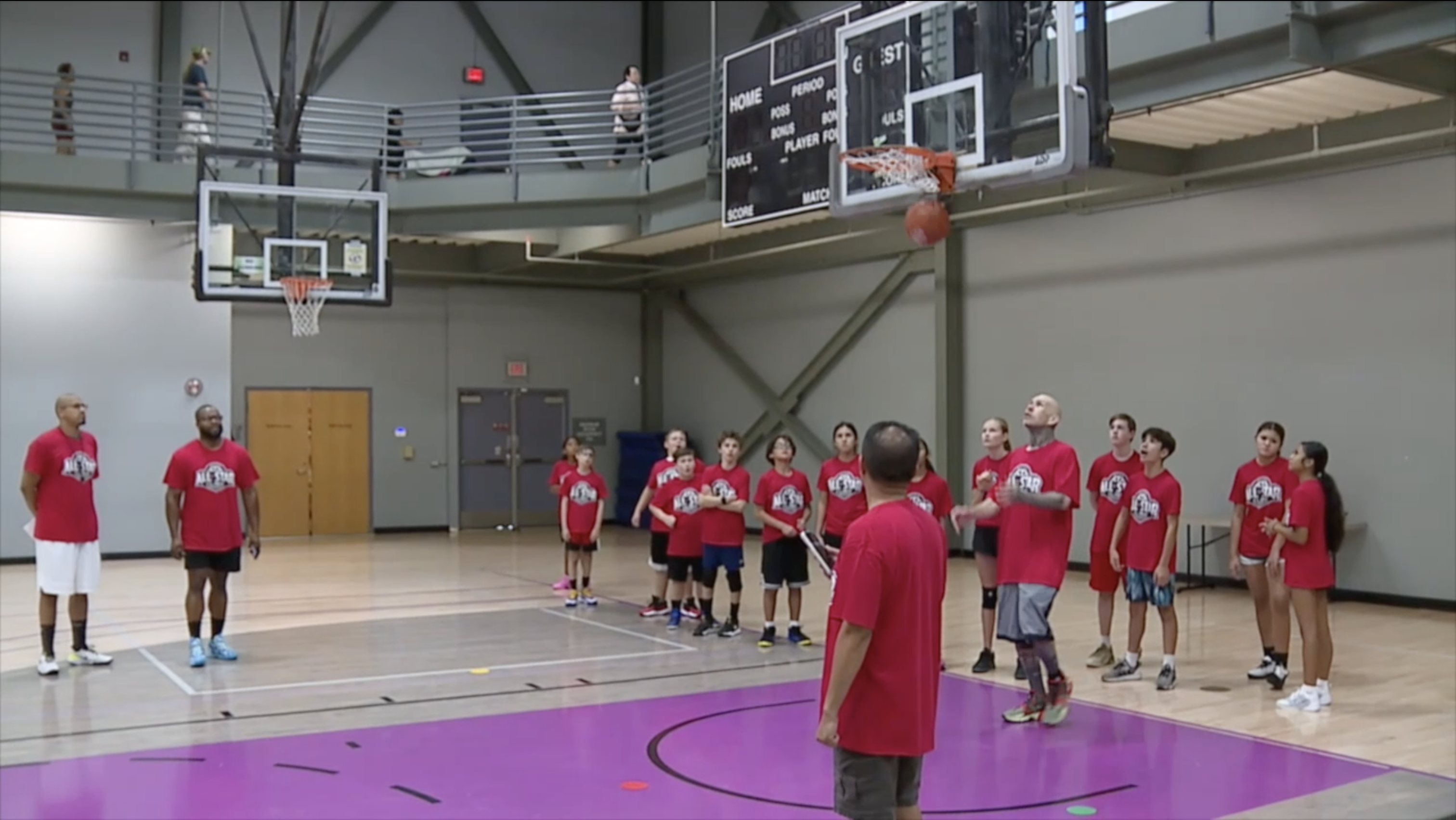 Las Vegas Aces clinic for kids