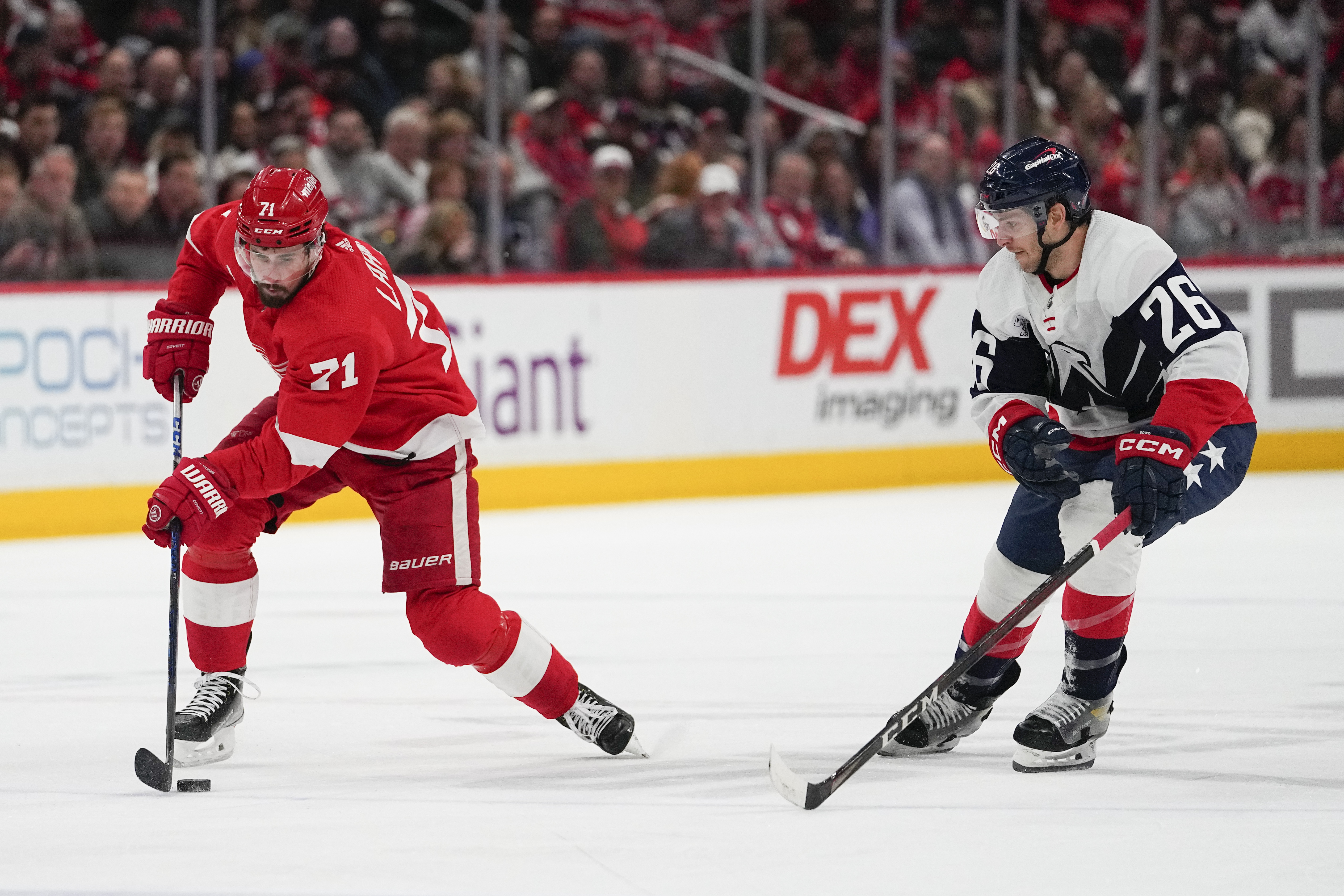 Dylan Larkin Red Wings Capitals Hockey