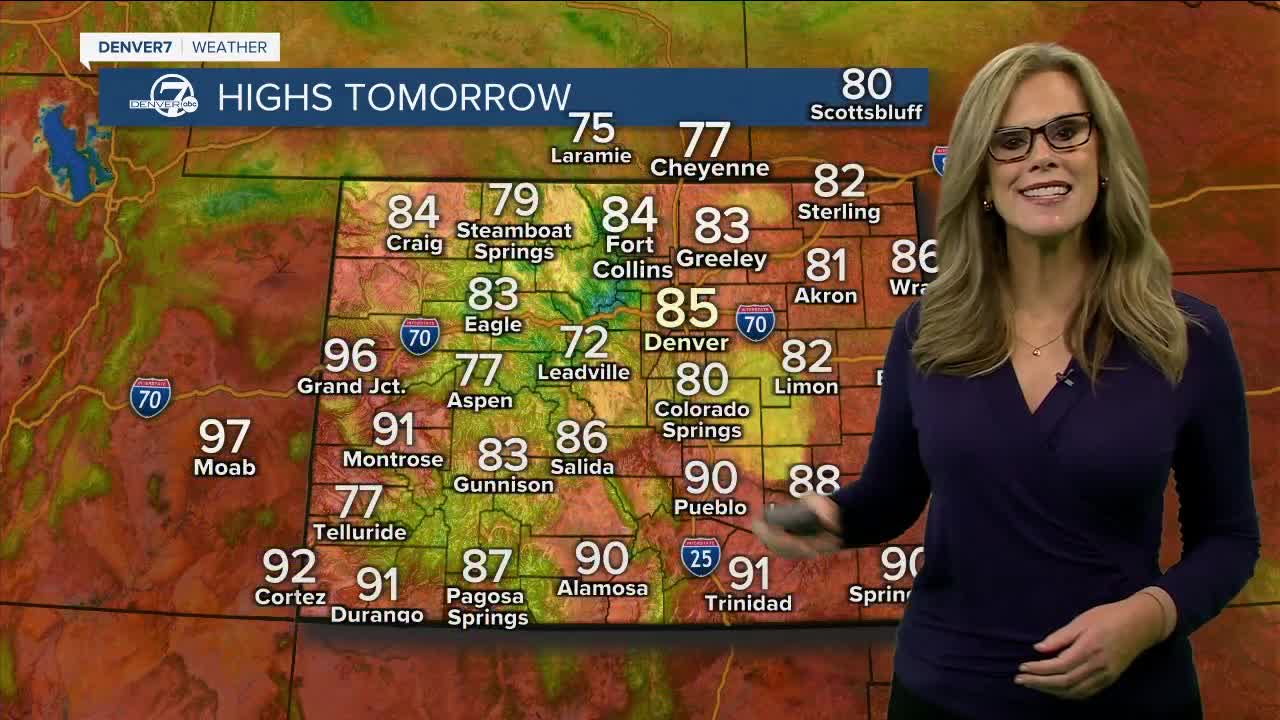 Highs on Saturday