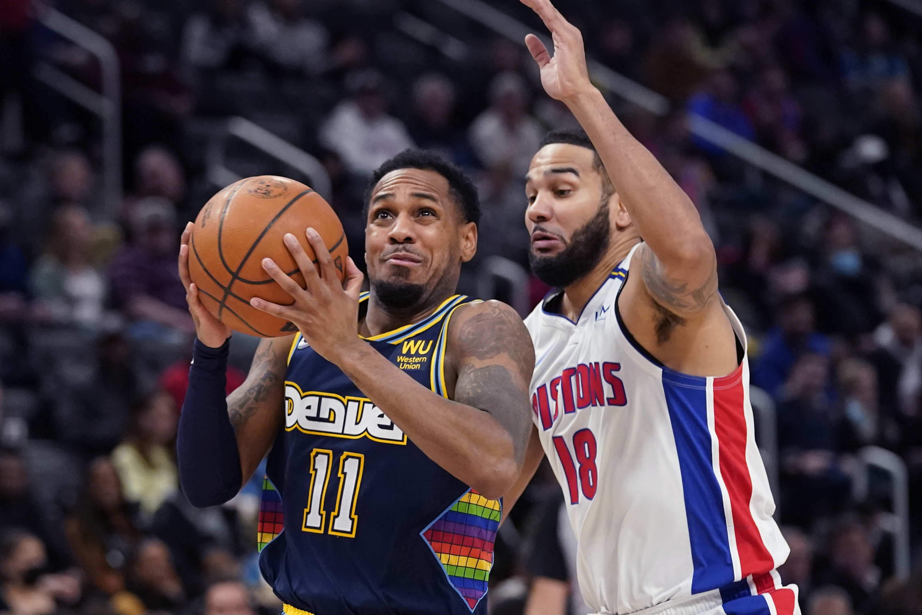 Nuggets Pistons Basketball