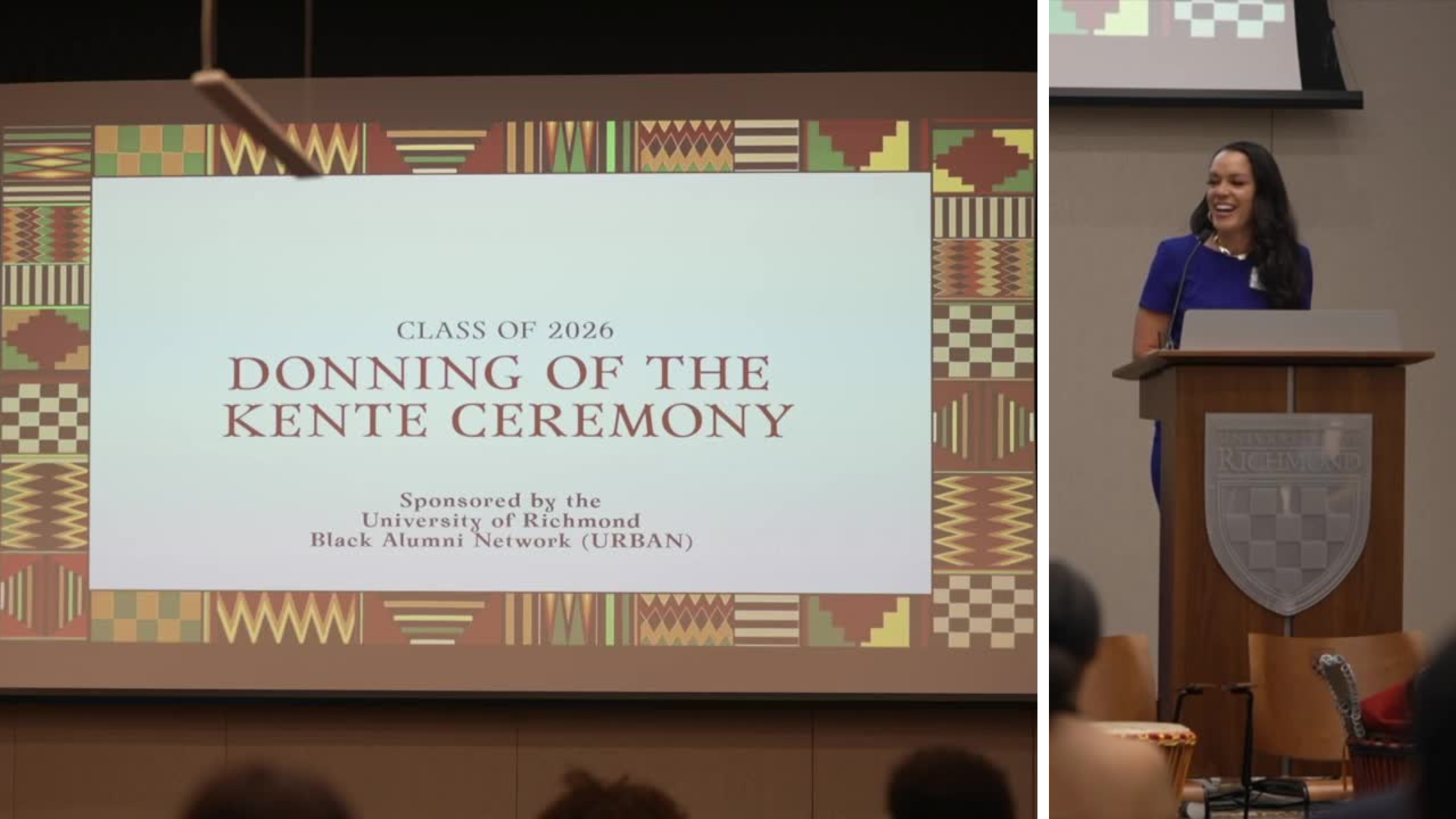 University of Richmond honors Black graduates with Donning of the Kente Ceremony
