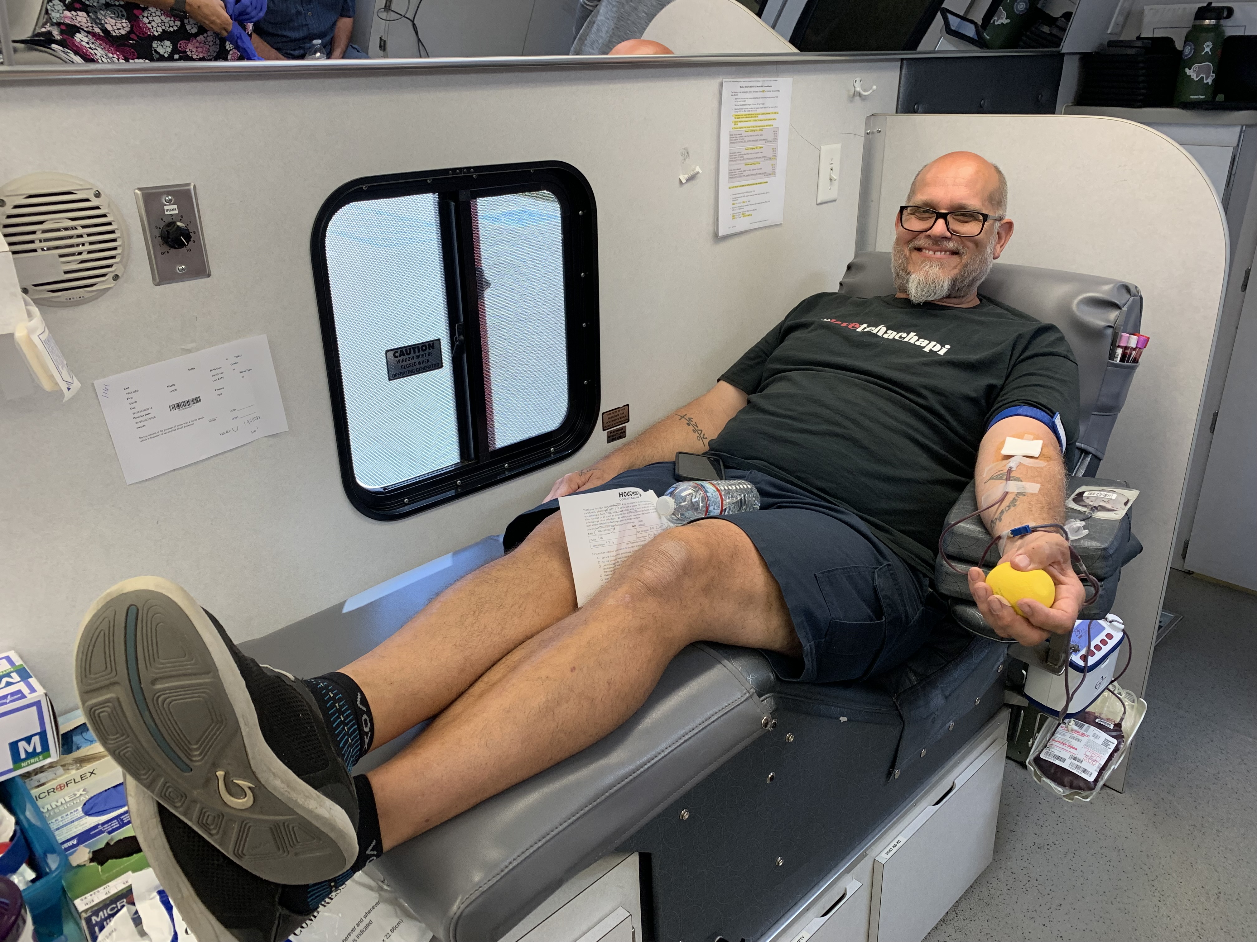 Houchin mobile blood donation unit
