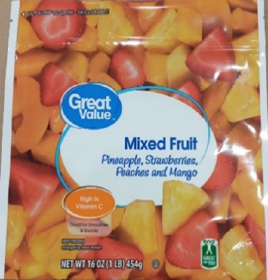 Great Value mixed fruit