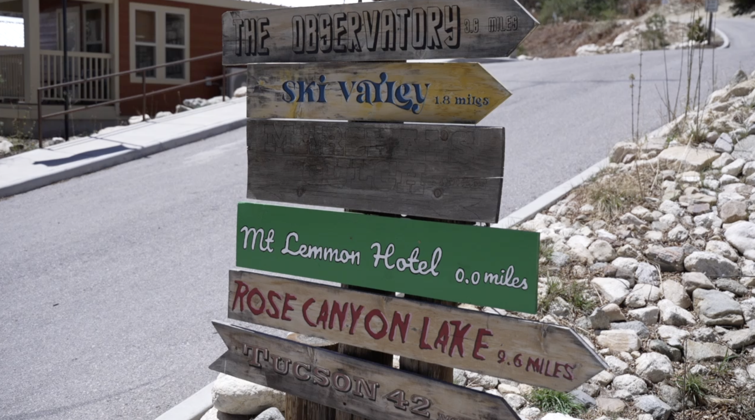 Mount Lemmon signs
