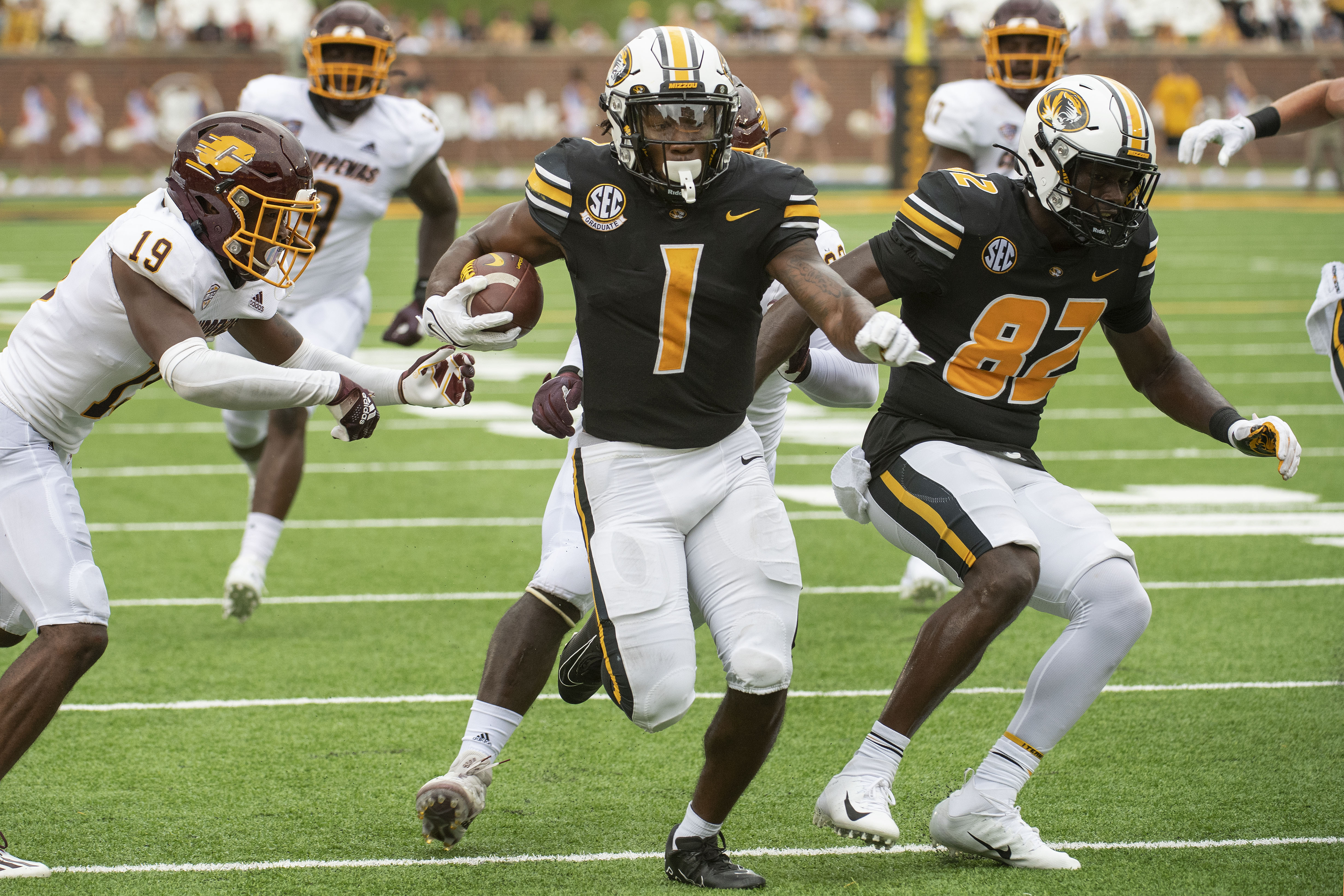 Tyler Badie Cent Michigan Missouri Football