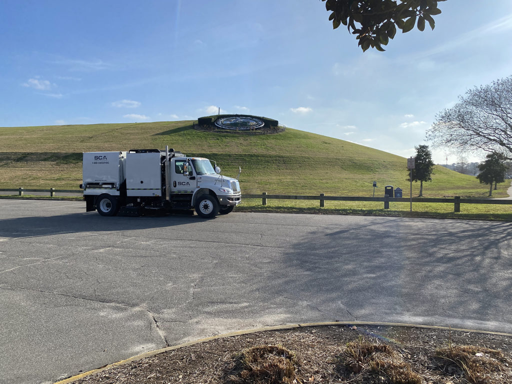 Street sweeping in Virginia Beach