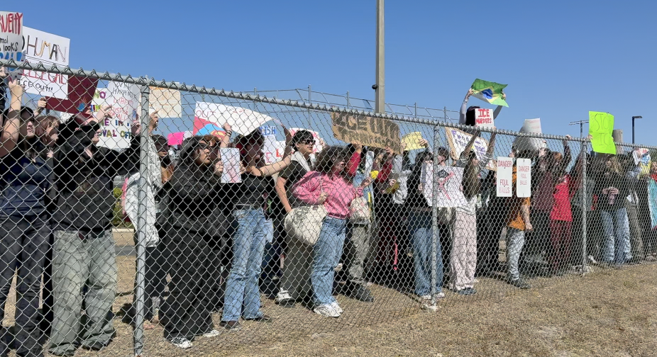 WATCH as students protest Trump administration policies at Lee County schools